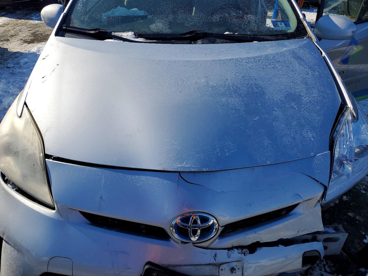 2012 Toyota Prius Серебряный vin: JTDKN3DU3C1556682