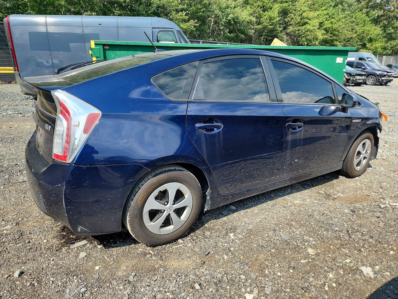 2012 Toyota Prius Three Blue vin: JTDKN3DU3C1576852