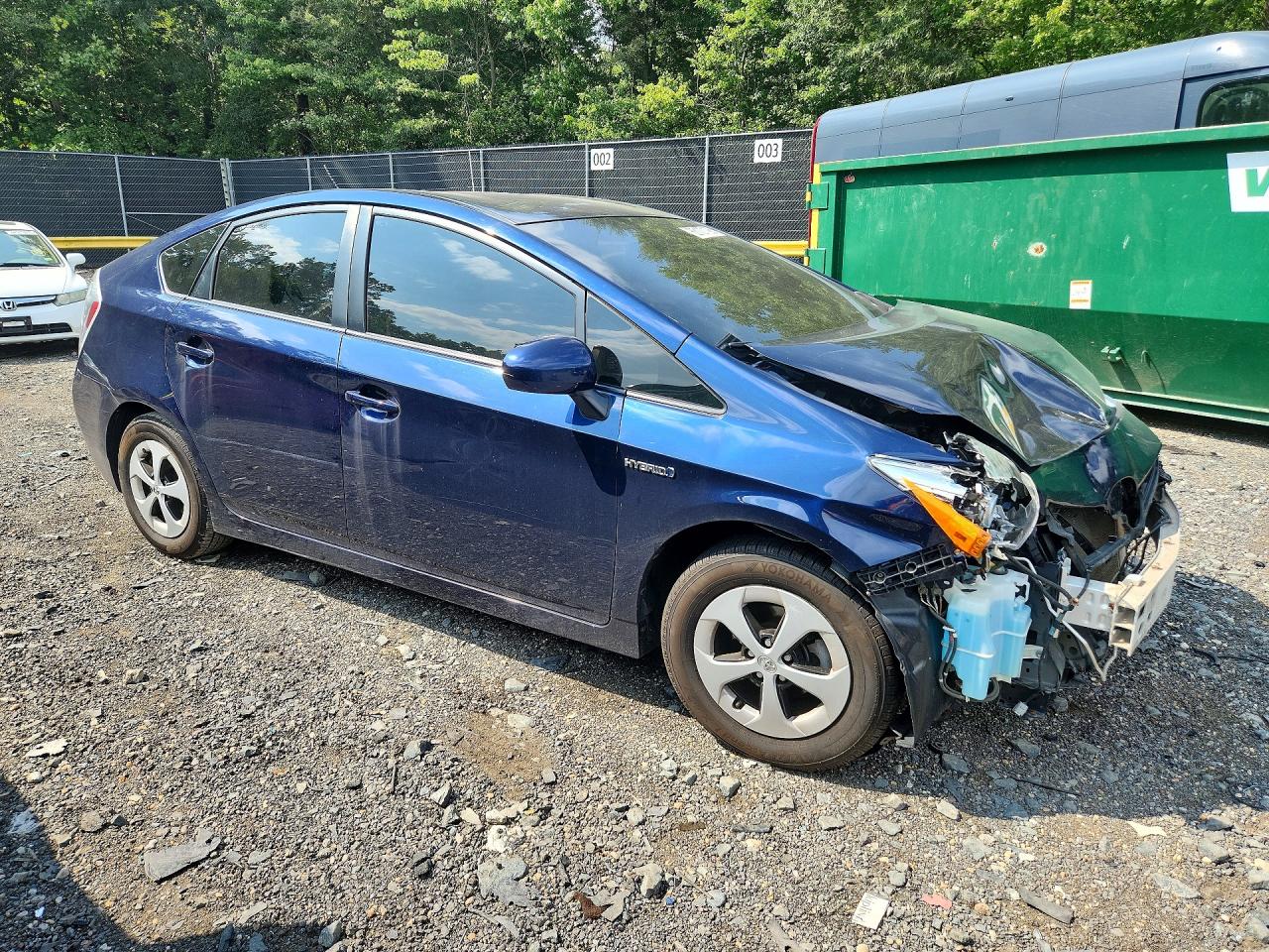 2012 Toyota Prius Three Blue vin: JTDKN3DU3C1576852