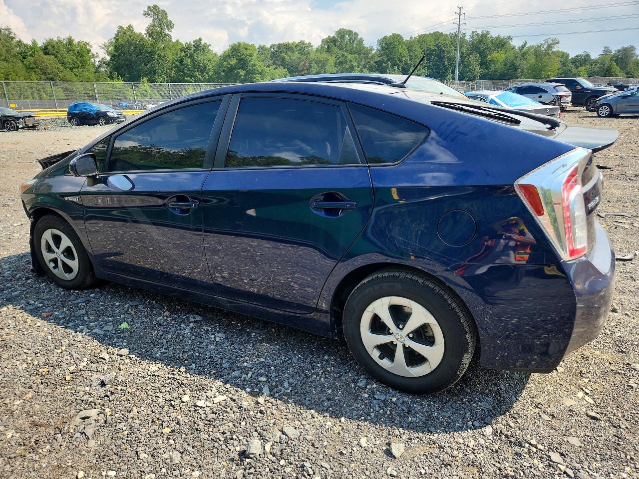 2012 Toyota Prius Three Blue vin: JTDKN3DU3C1576852