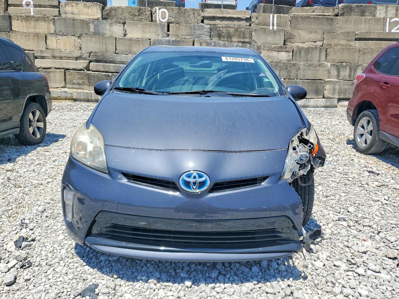 2012 Toyota Prius Two Gray vin: JTDKN3DU3C1589746