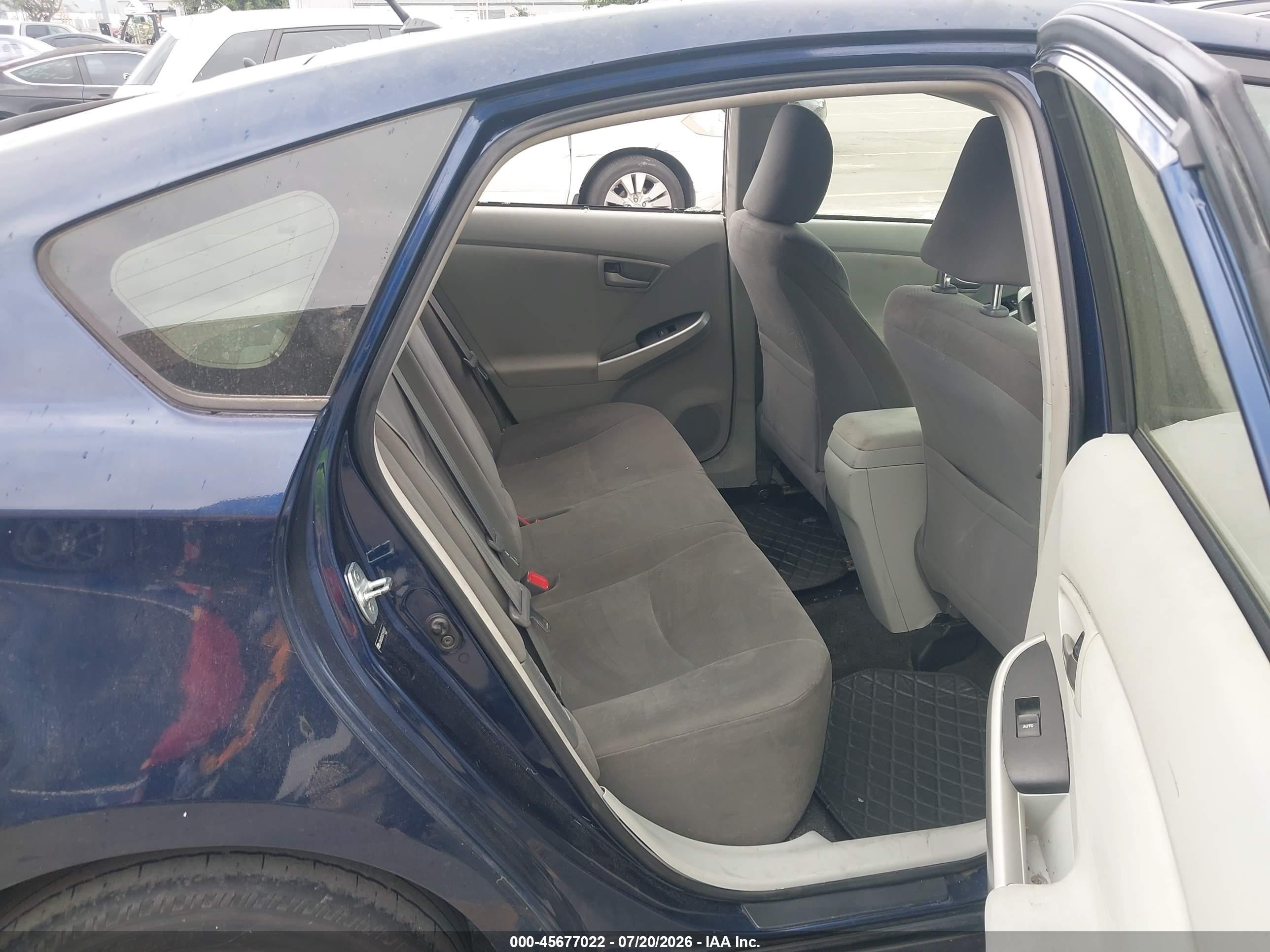 2012 Toyota Prius Two Blue vin: JTDKN3DU3C1591027
