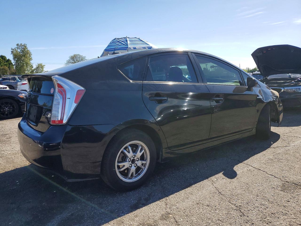 2012 Toyota Prius Four Black vin: JTDKN3DU3C5375915