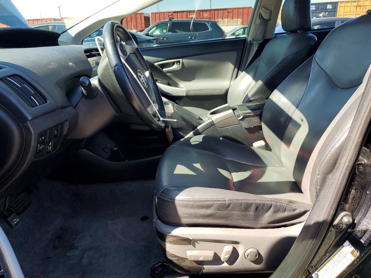 2012 Toyota Prius Four Black vin: JTDKN3DU3C5375915
