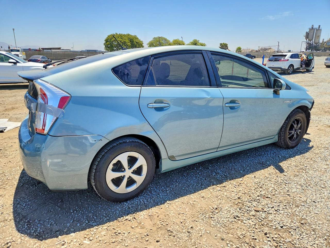 2012 Toyota Prius Two Бирюзовый vin: JTDKN3DU3C5387191