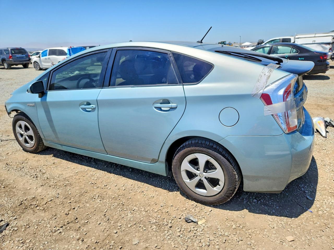 2012 Toyota Prius Two Бирюзовый vin: JTDKN3DU3C5387191