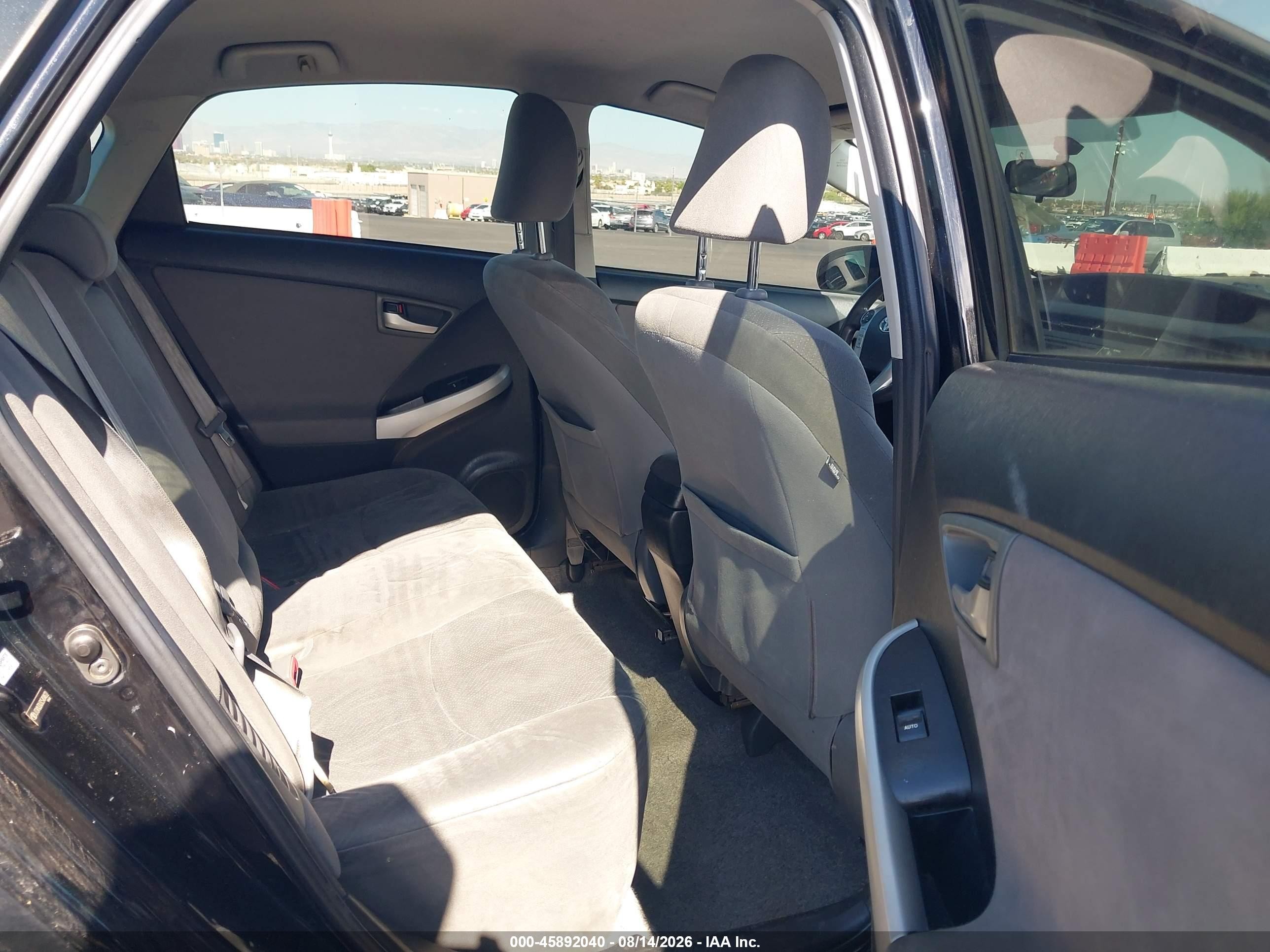 2012 Toyota Prius Two Черный vin: JTDKN3DU3C5404622