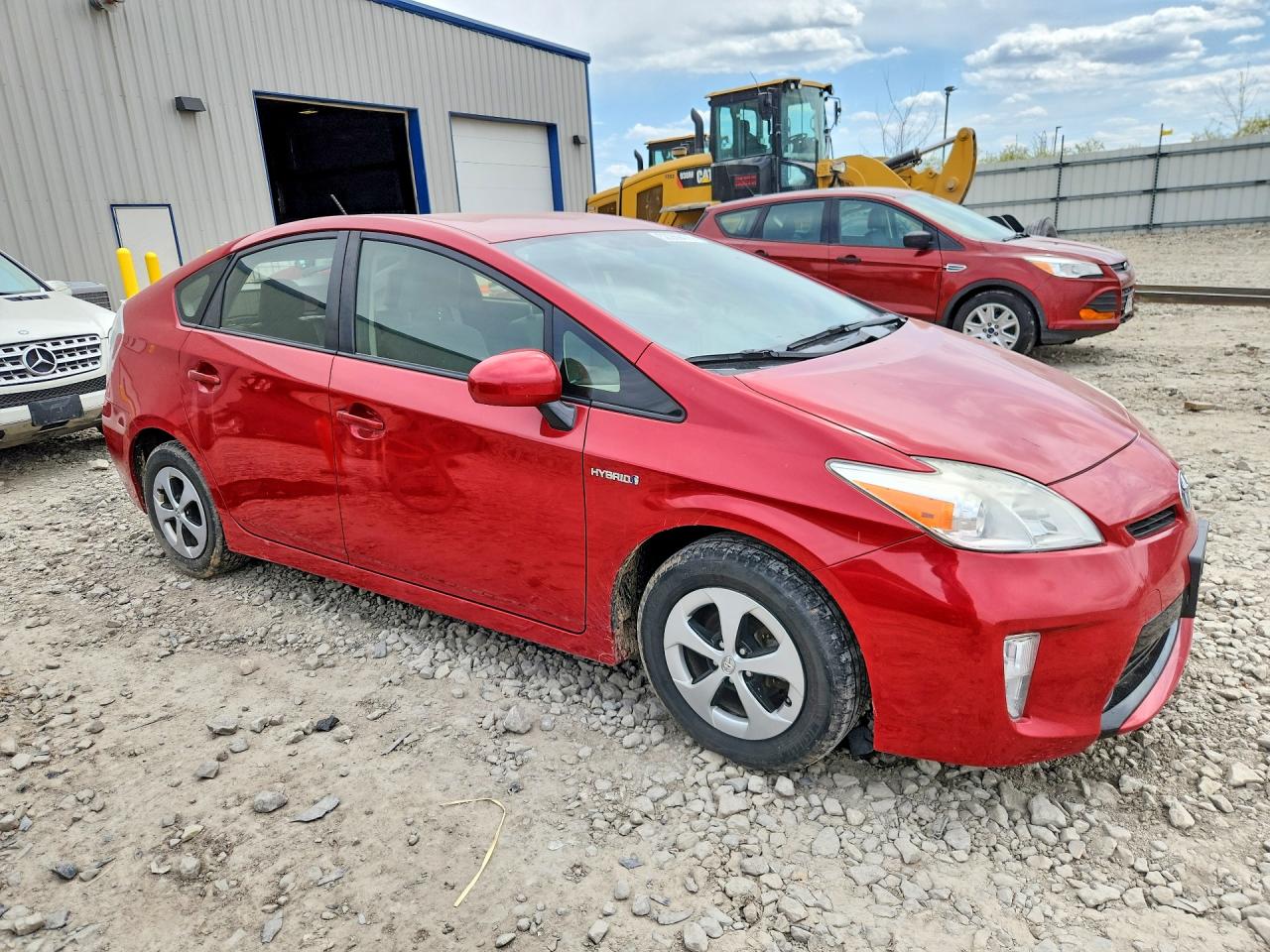 2012 Toyota Prius Two Red vin: JTDKN3DU3C5409996