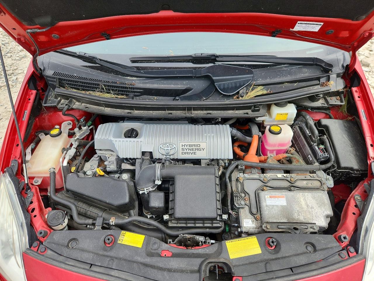2012 Toyota Prius Two Red vin: JTDKN3DU3C5409996