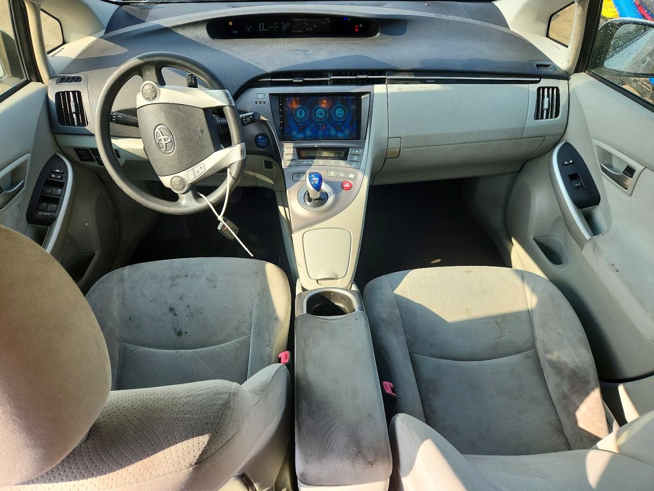 2012 Toyota Prius Two White vin: JTDKN3DU3C5410422