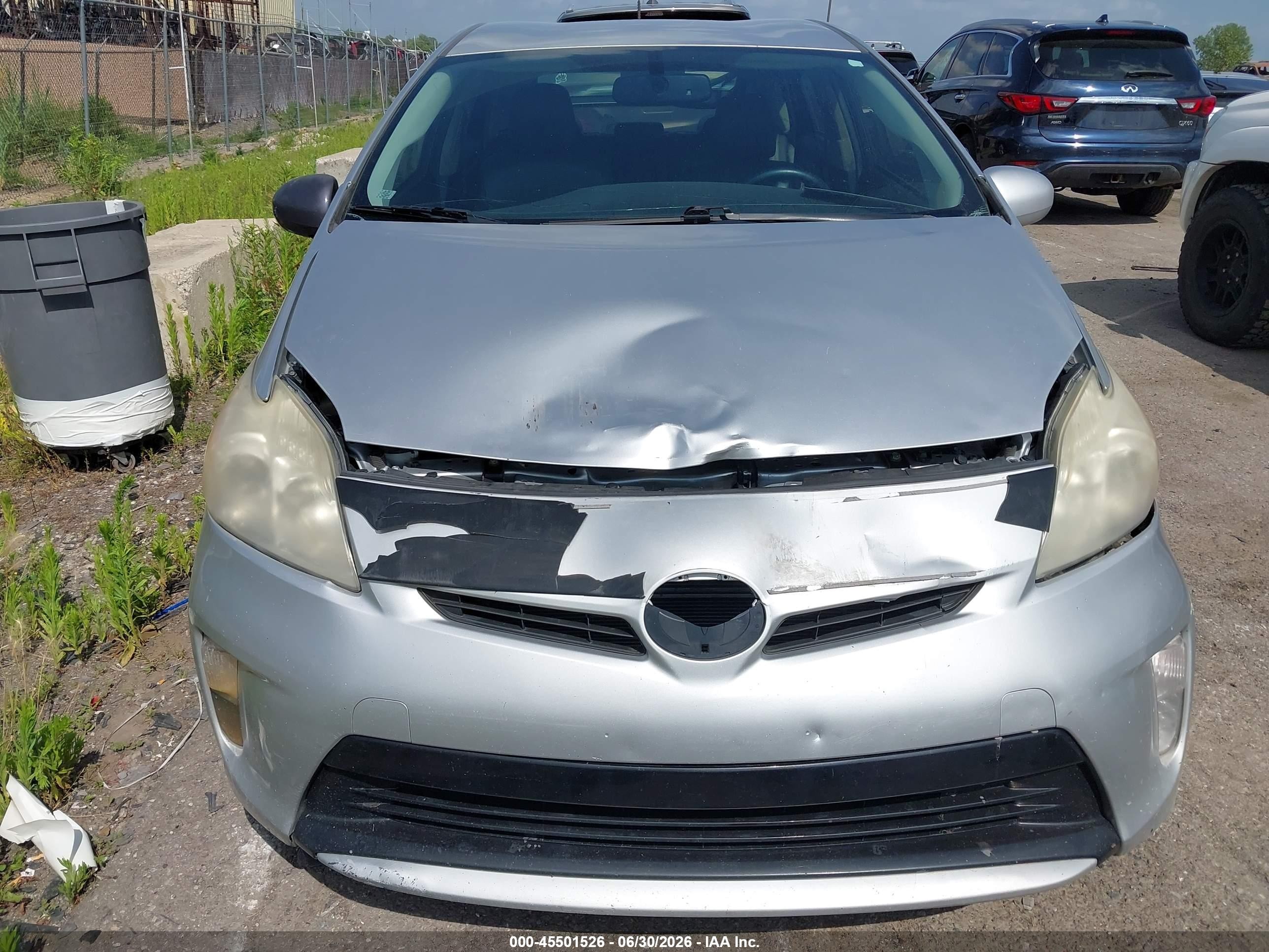 2012 Toyota Prius   Серебряный vin: JTDKN3DU3C5421498