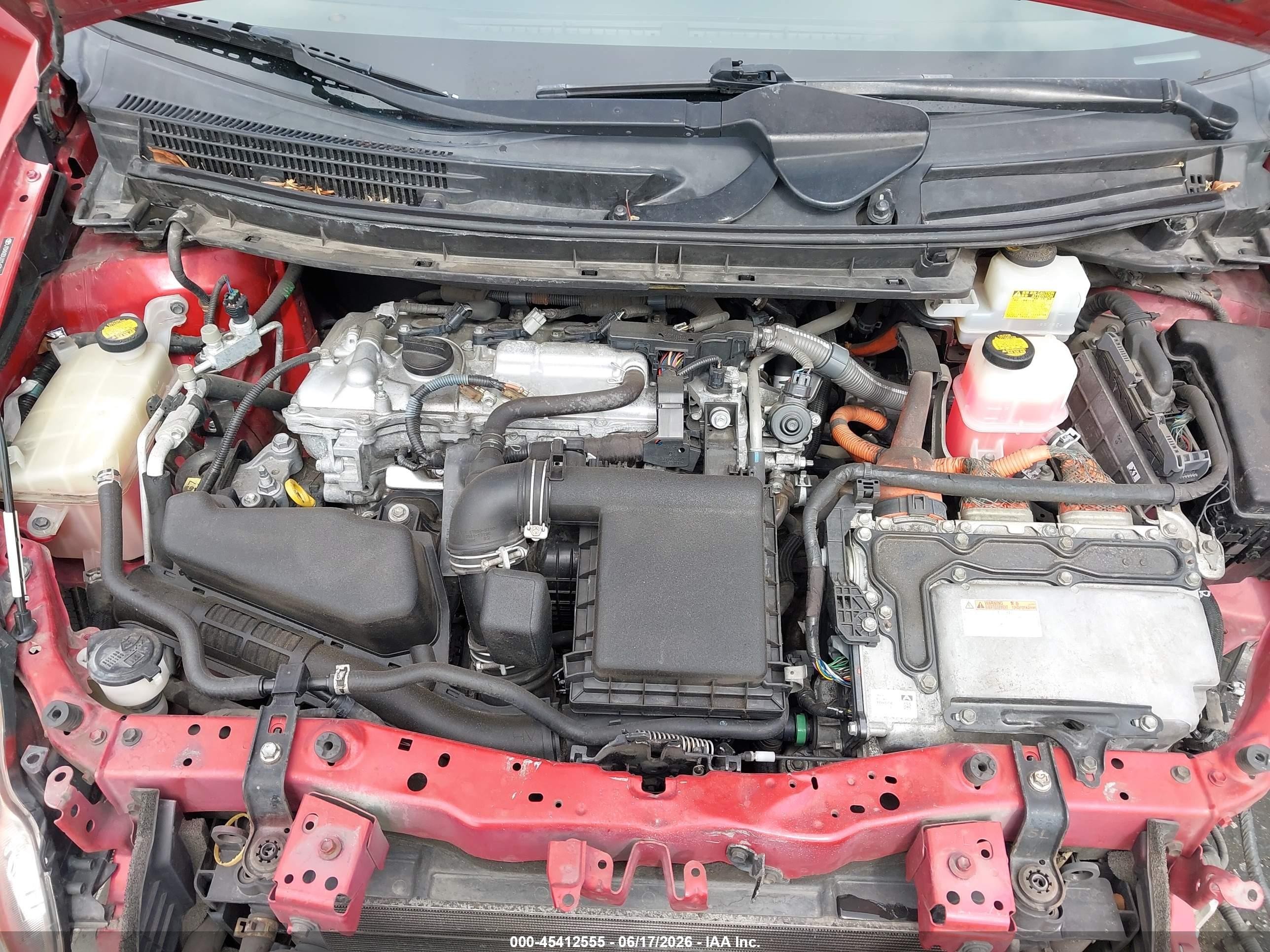 2012 Toyota Prius Two Красный vin: JTDKN3DU3C5429410