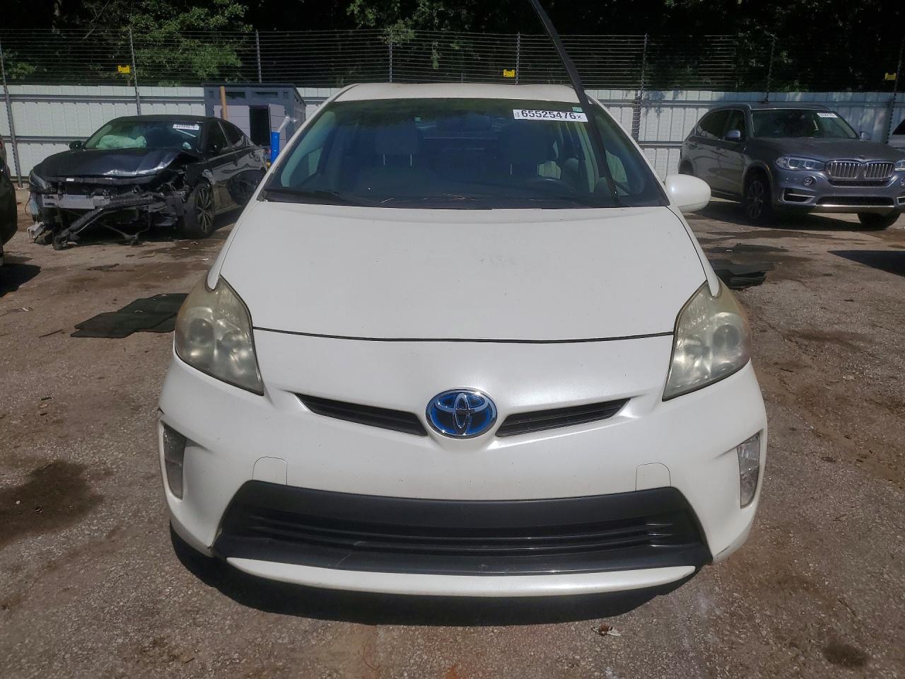 2012 Toyota Prius Two White vin: JTDKN3DU3C5451746