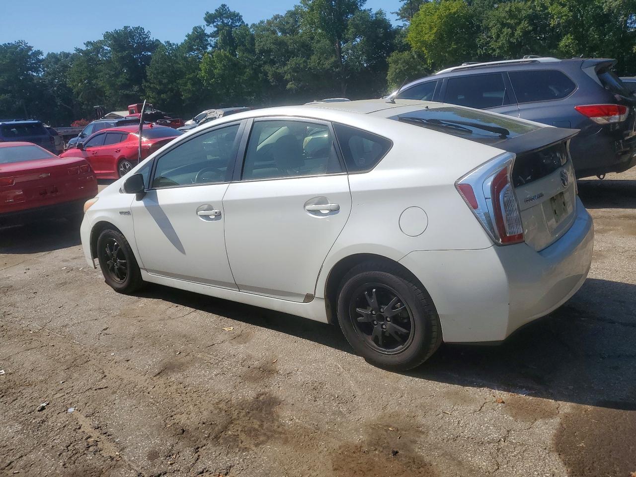 2012 Toyota Prius Two White vin: JTDKN3DU3C5451746