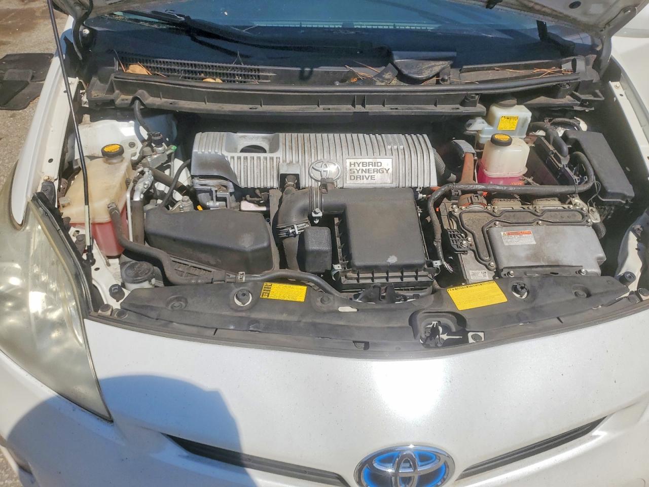 2012 Toyota Prius Two White vin: JTDKN3DU3C5451746