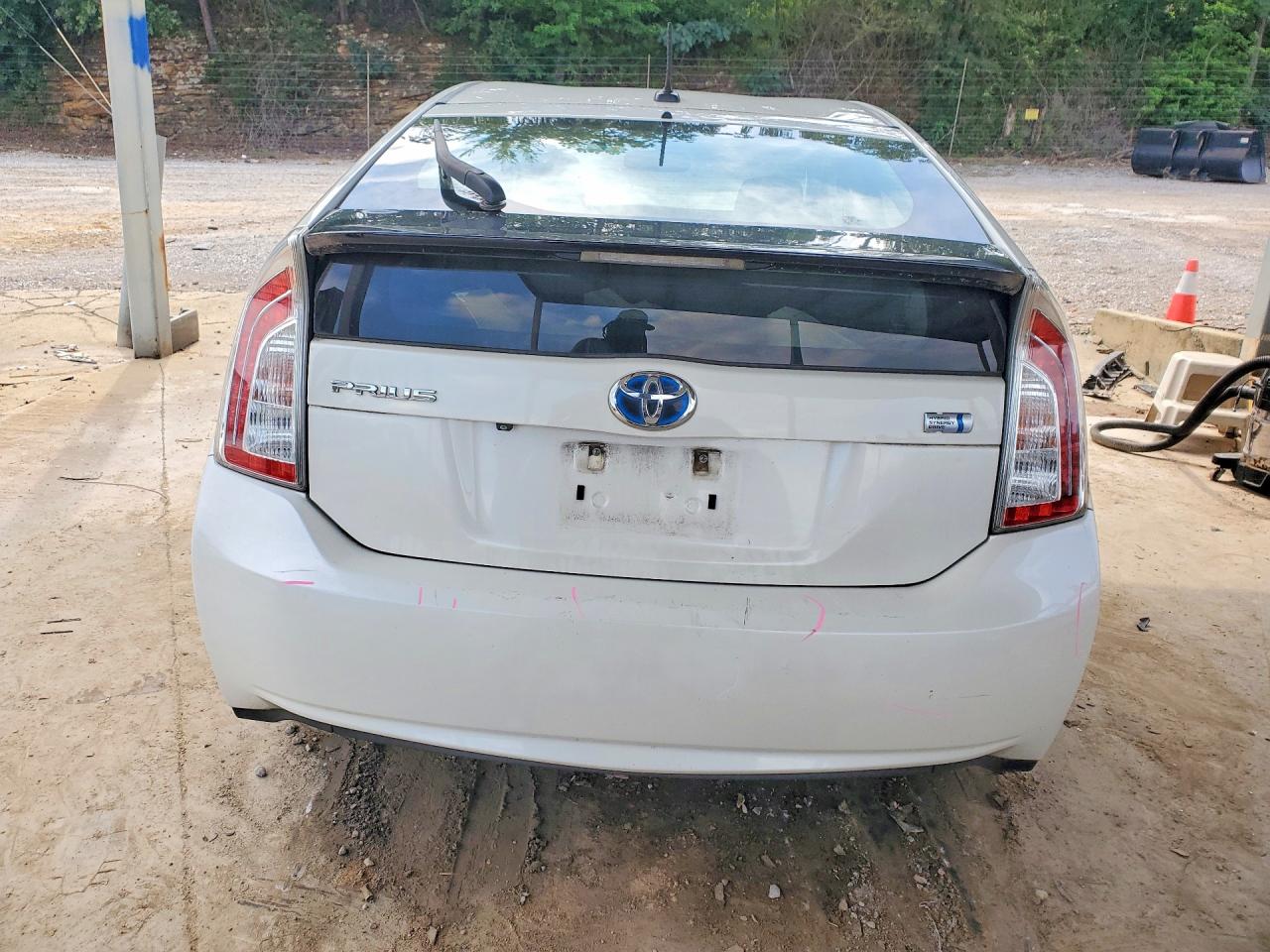 2012 Toyota Prius Four White vin: JTDKN3DU3C5456199