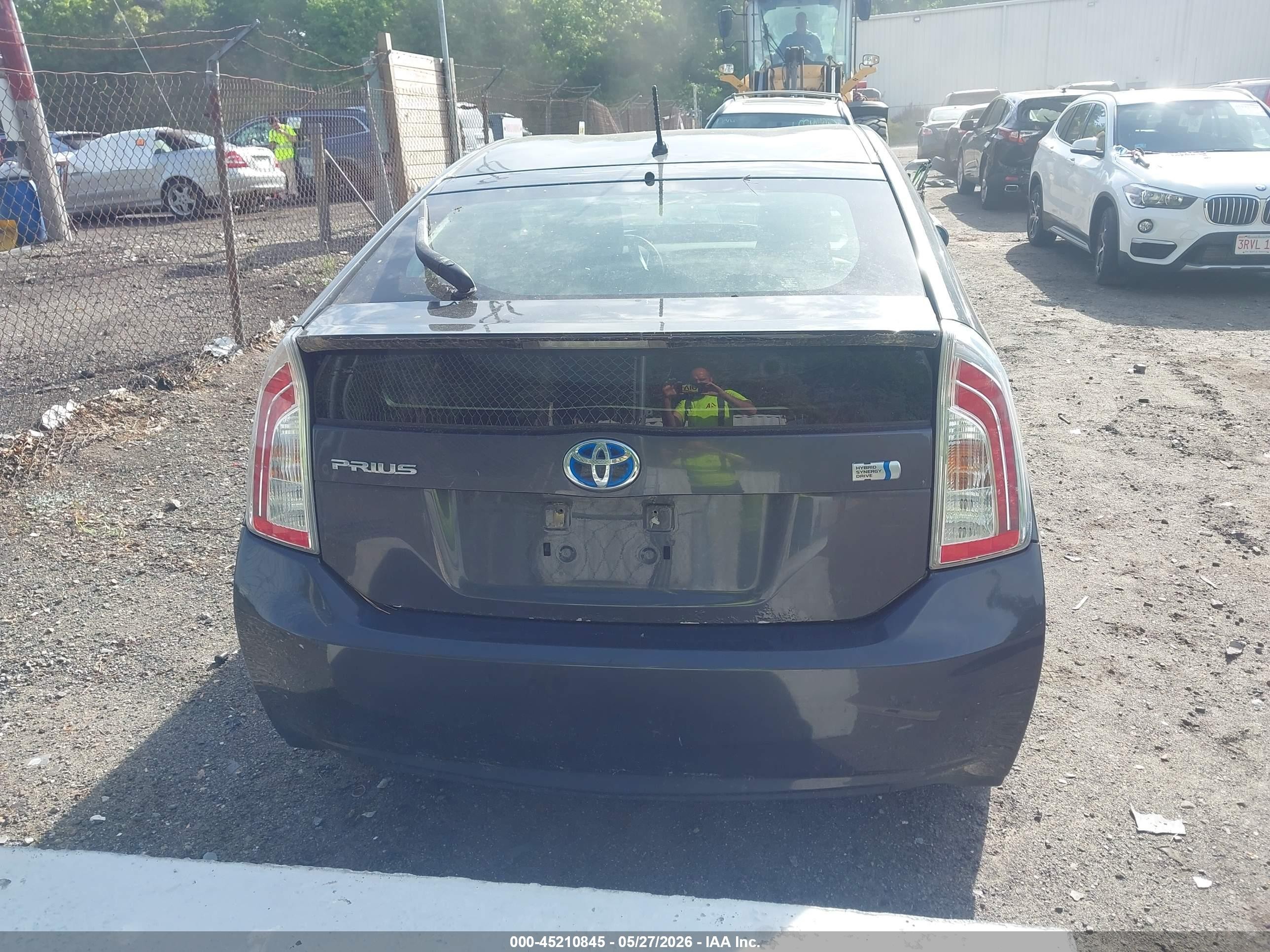 2012 Toyota Prius Two Gray vin: JTDKN3DU3C5464612