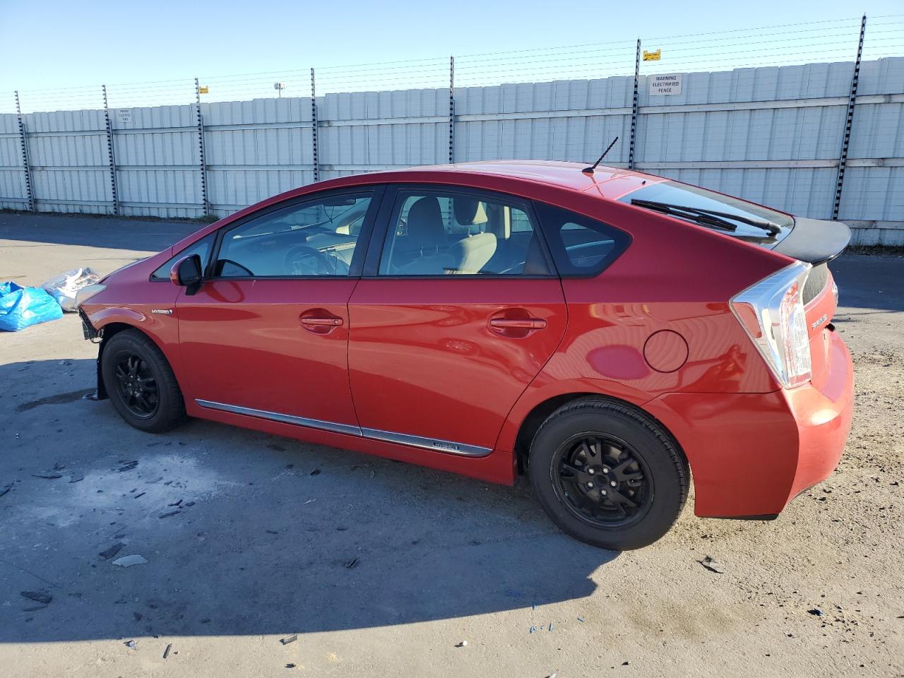 2012 Toyota Prius Красный vin: JTDKN3DU3C5469650