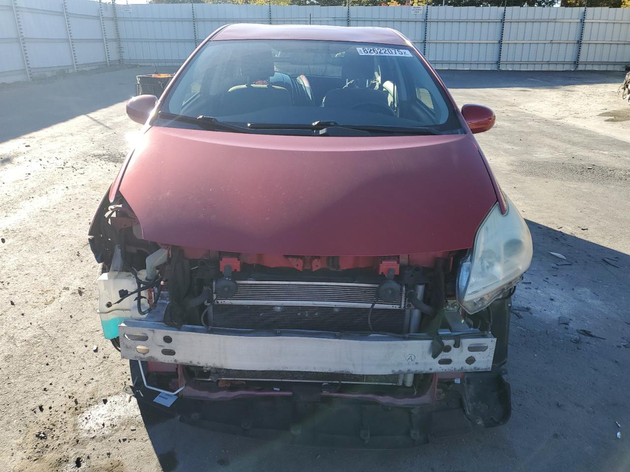2012 Toyota Prius Красный vin: JTDKN3DU3C5469650