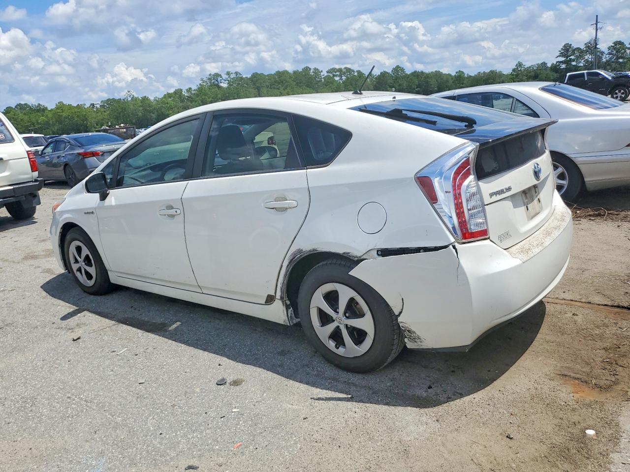 2012 Toyota Prius Two White vin: JTDKN3DU3C5471110