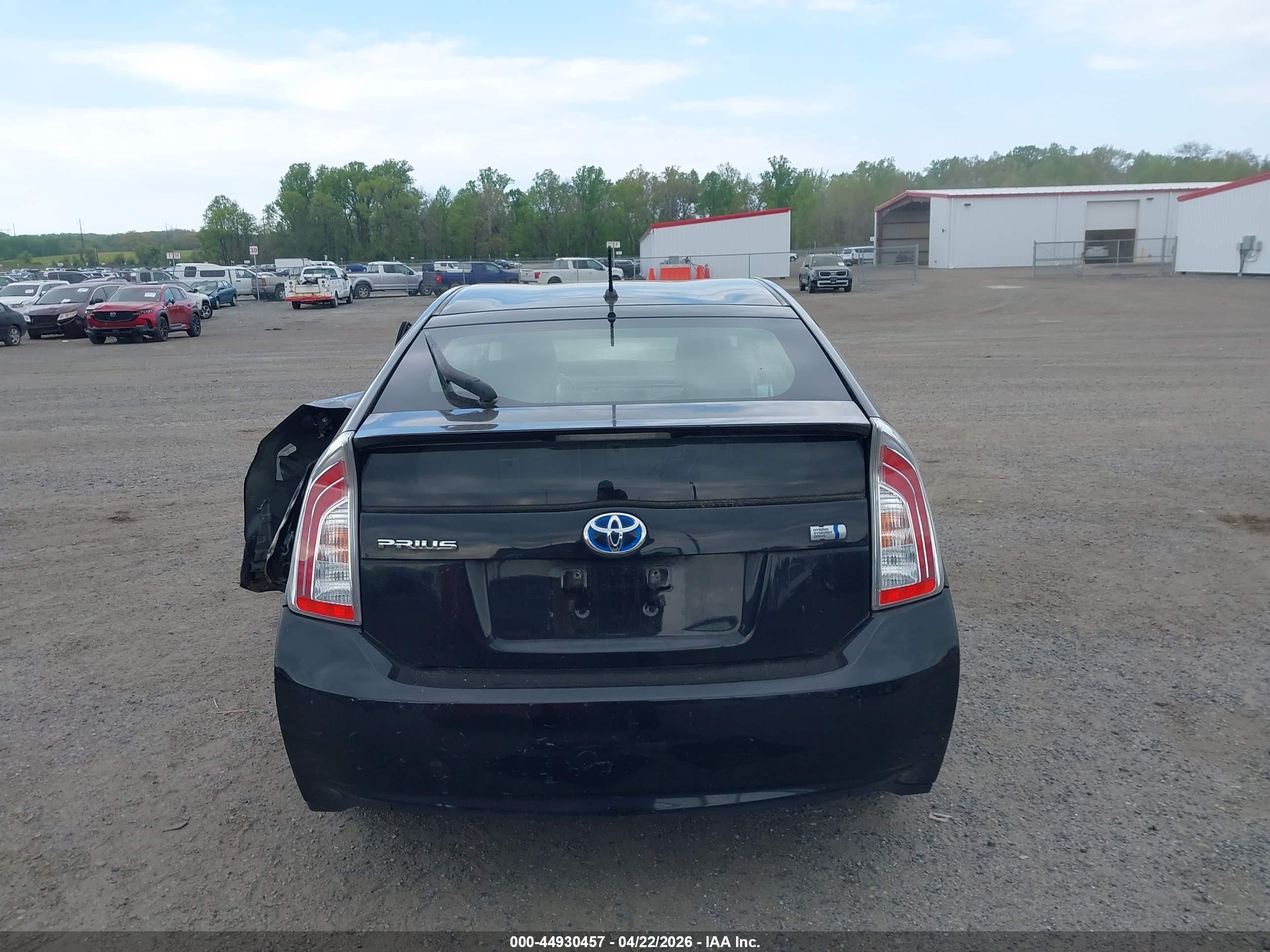 2012 Toyota Prius Two Black vin: JTDKN3DU3C5485332