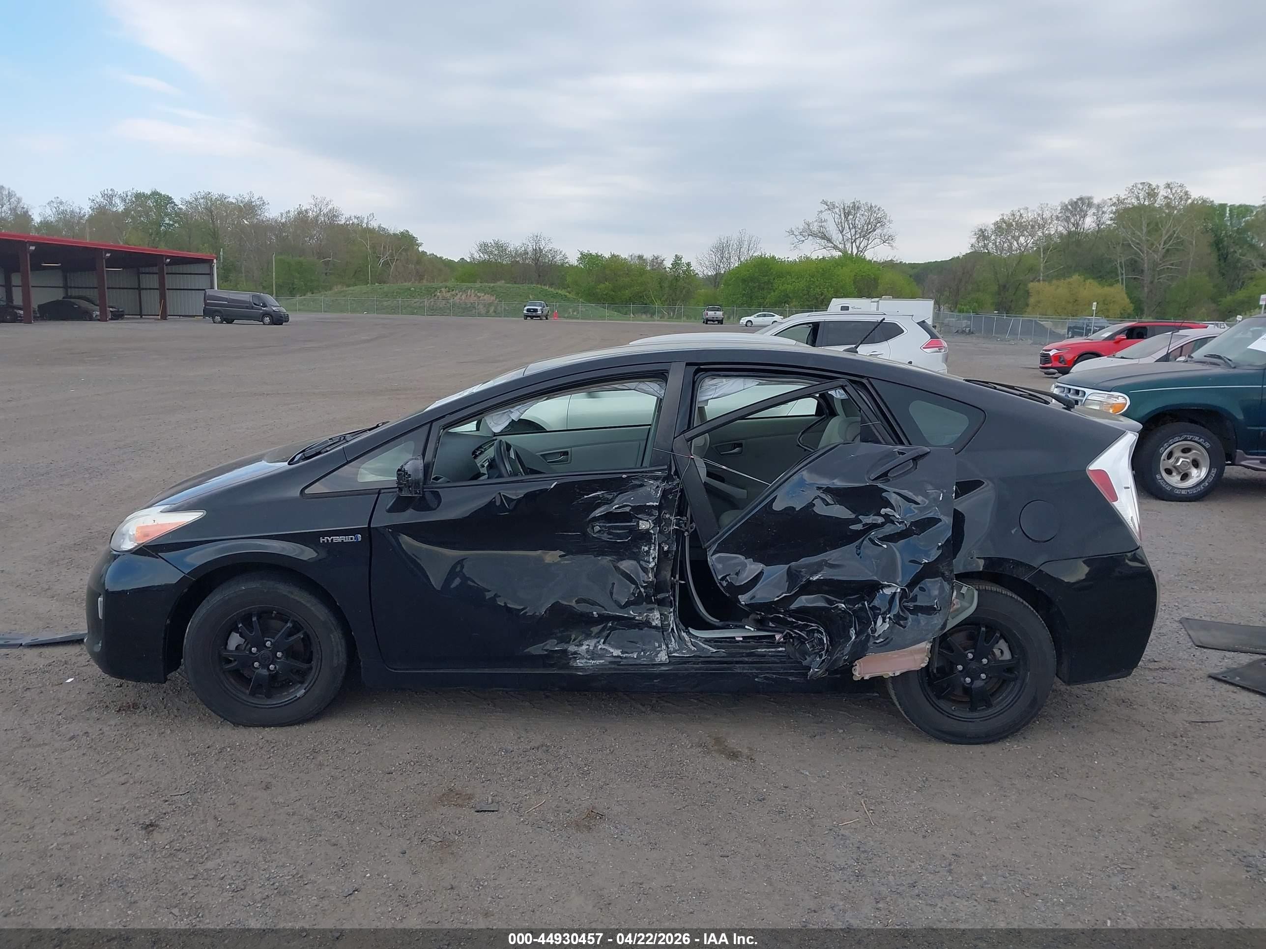 2012 Toyota Prius Two Black vin: JTDKN3DU3C5485332