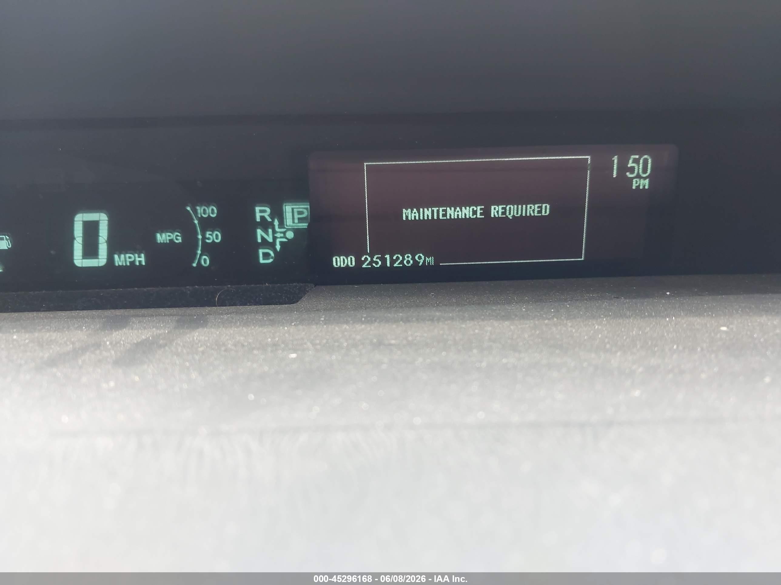 2012 Toyota Prius   Silver vin: JTDKN3DU3C5486979