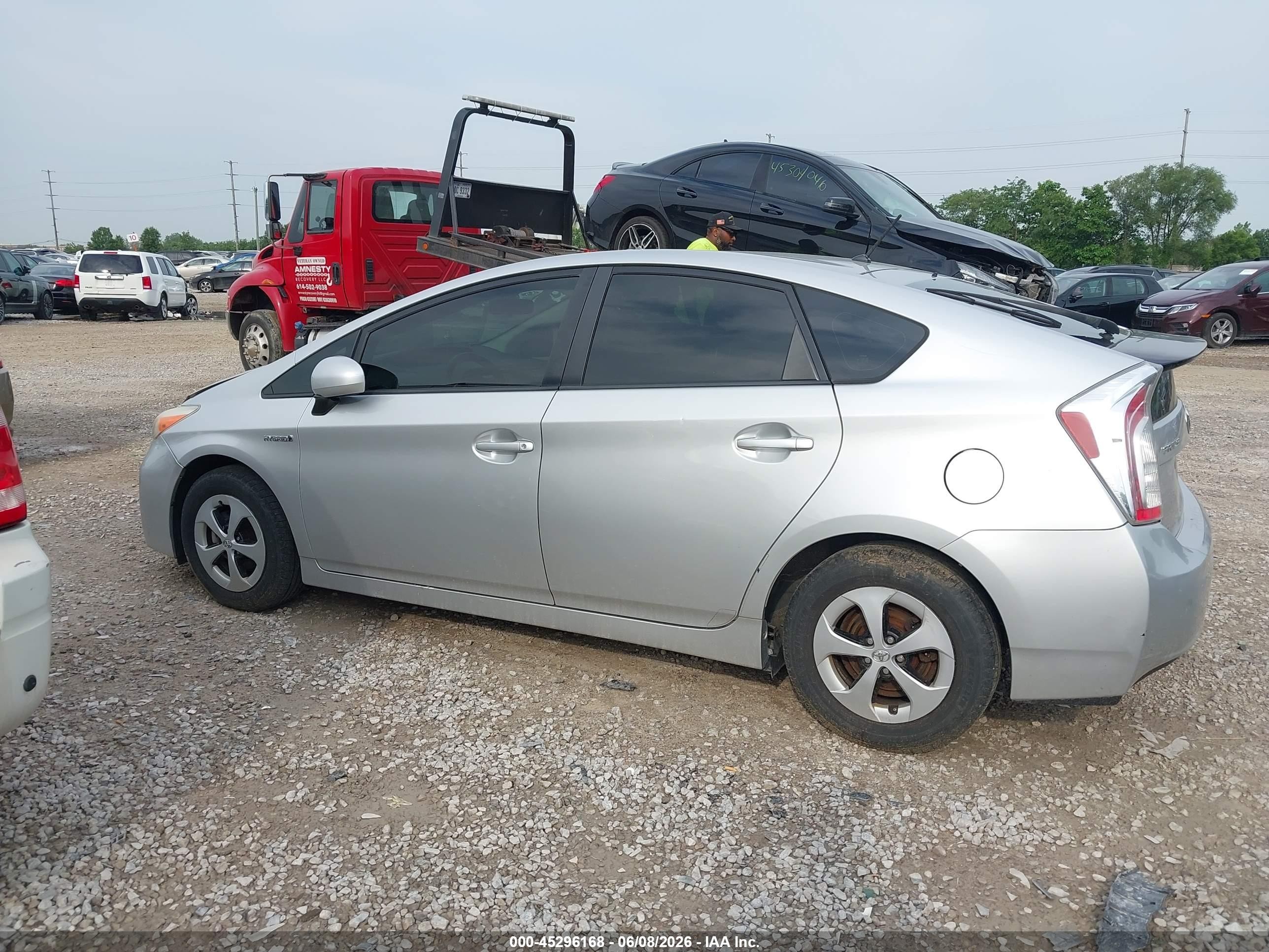 2012 Toyota Prius   Silver vin: JTDKN3DU3C5486979