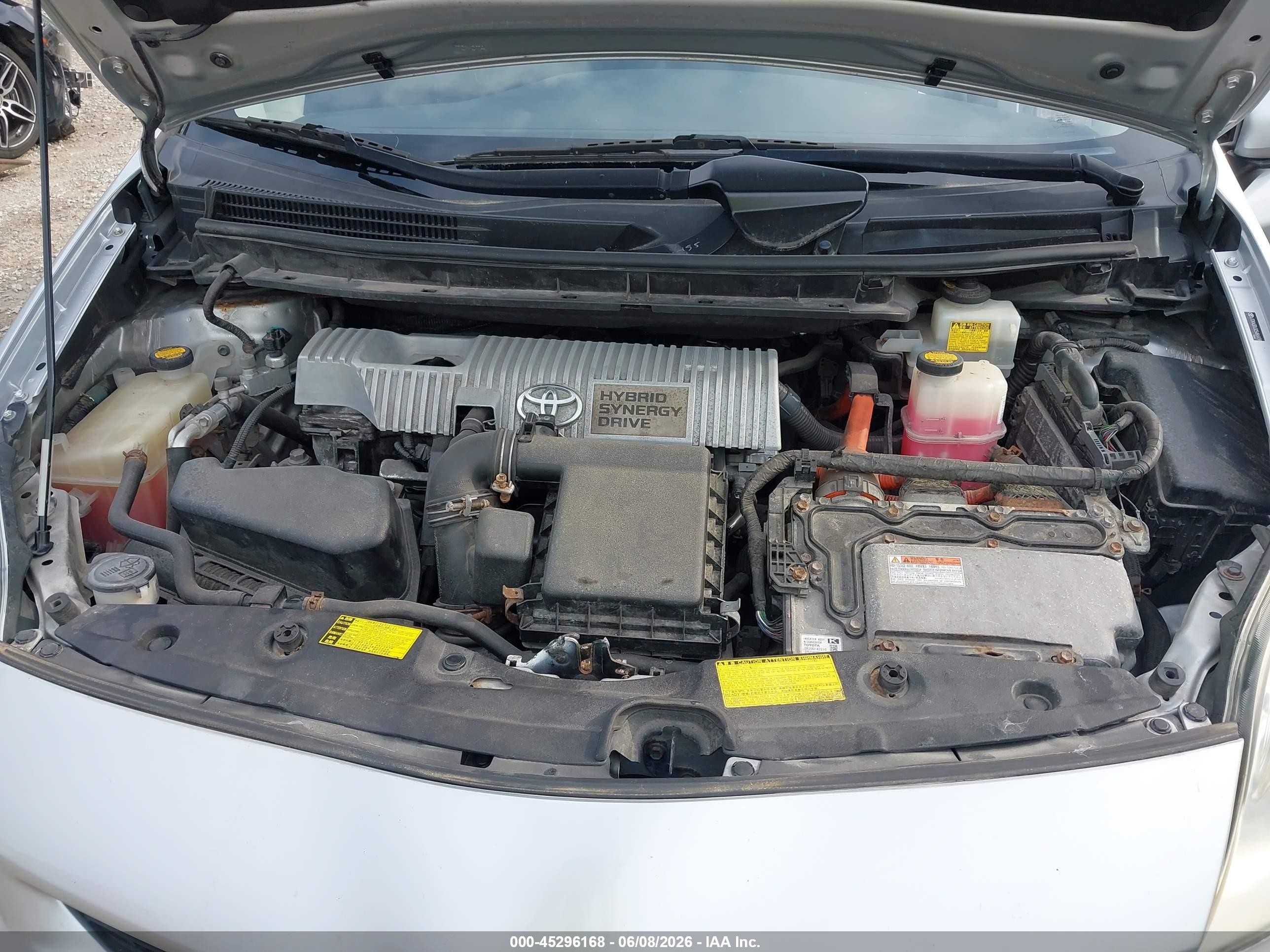 2012 Toyota Prius   Silver vin: JTDKN3DU3C5486979