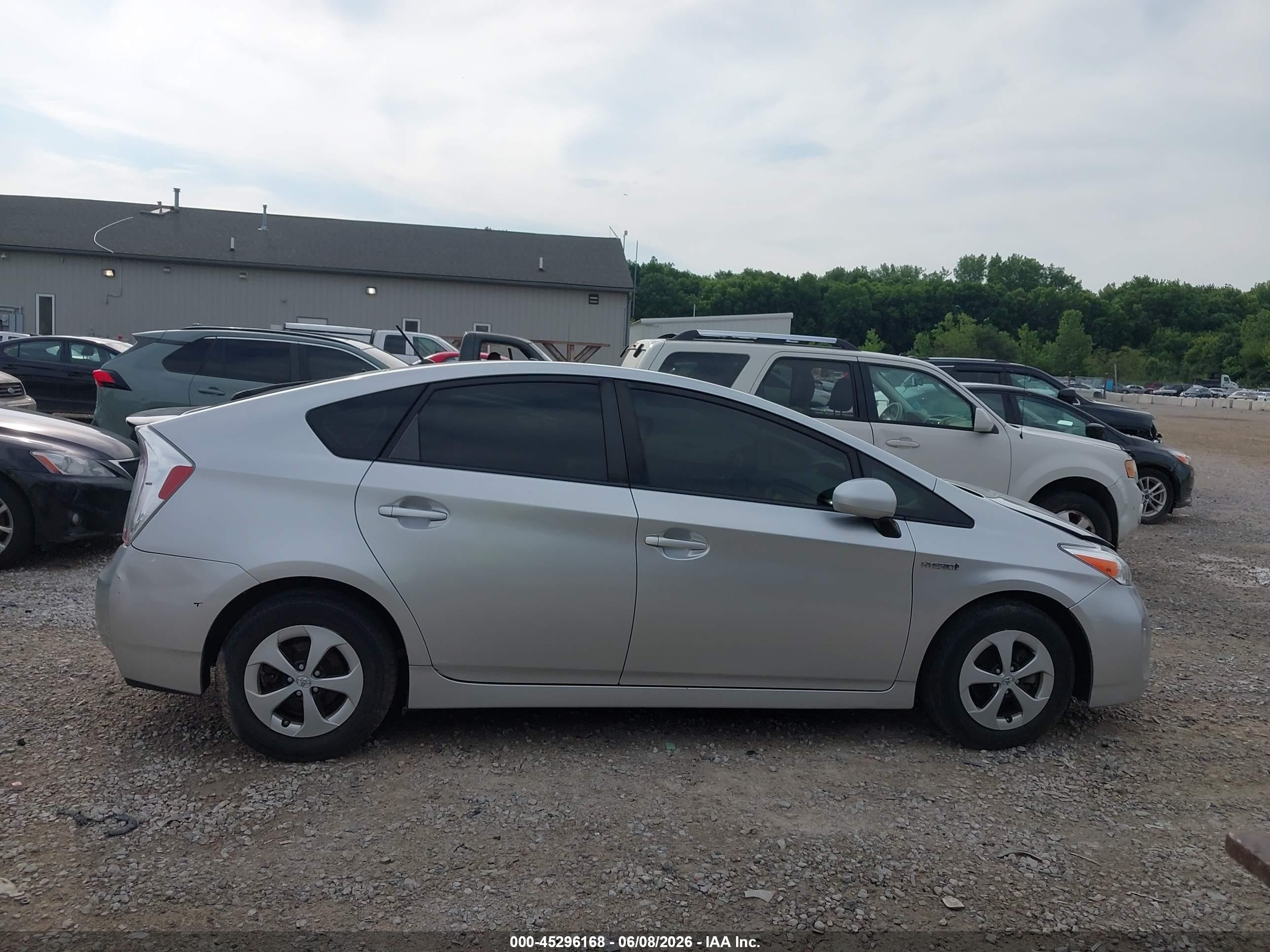 2012 Toyota Prius   Silver vin: JTDKN3DU3C5486979