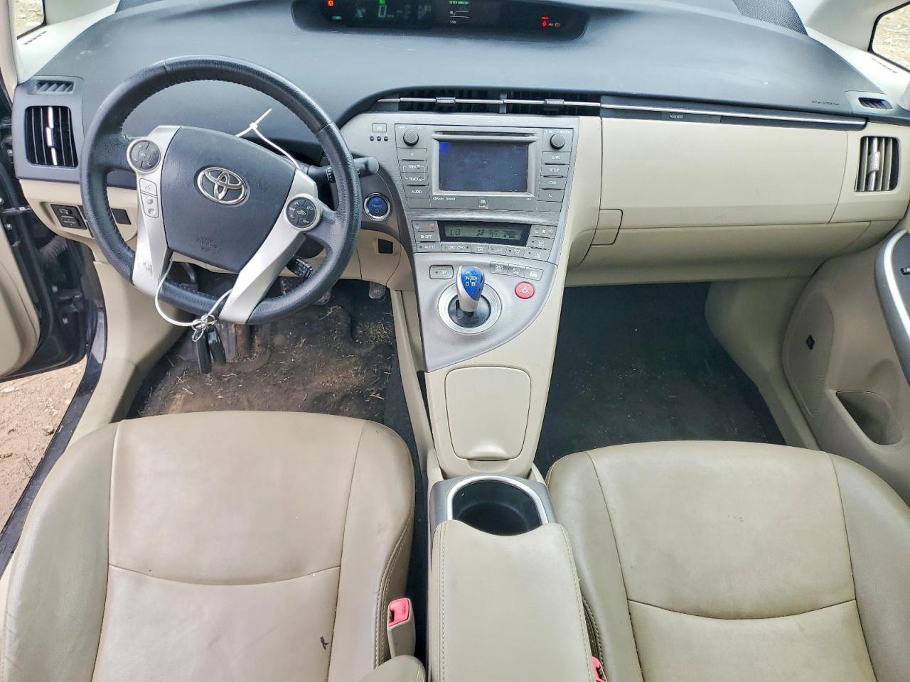 2013 Toyota Prius Four Black vin: JTDKN3DU3D0339544