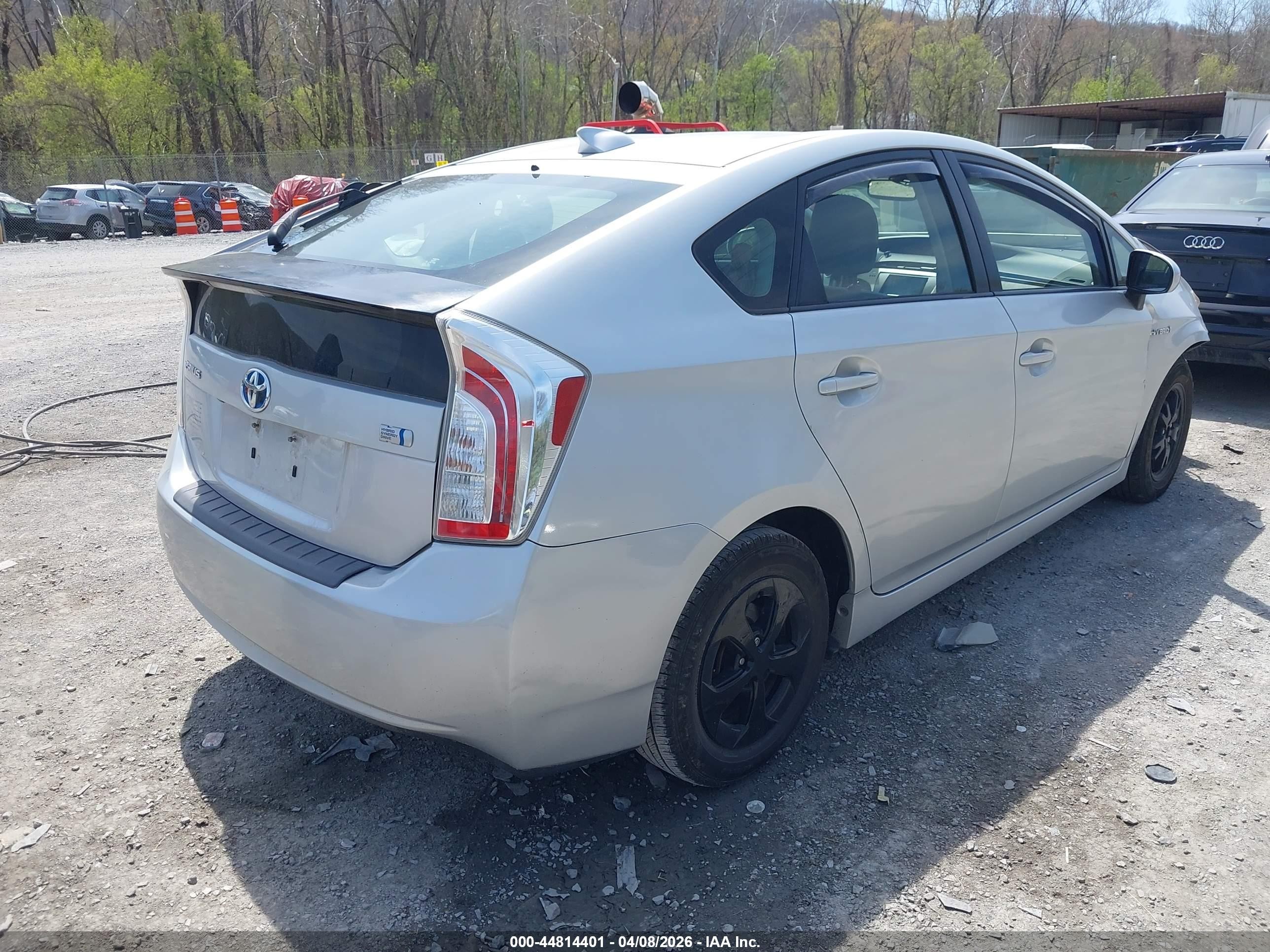 2013 Toyota Prius Four Silver vin: JTDKN3DU3D0349331