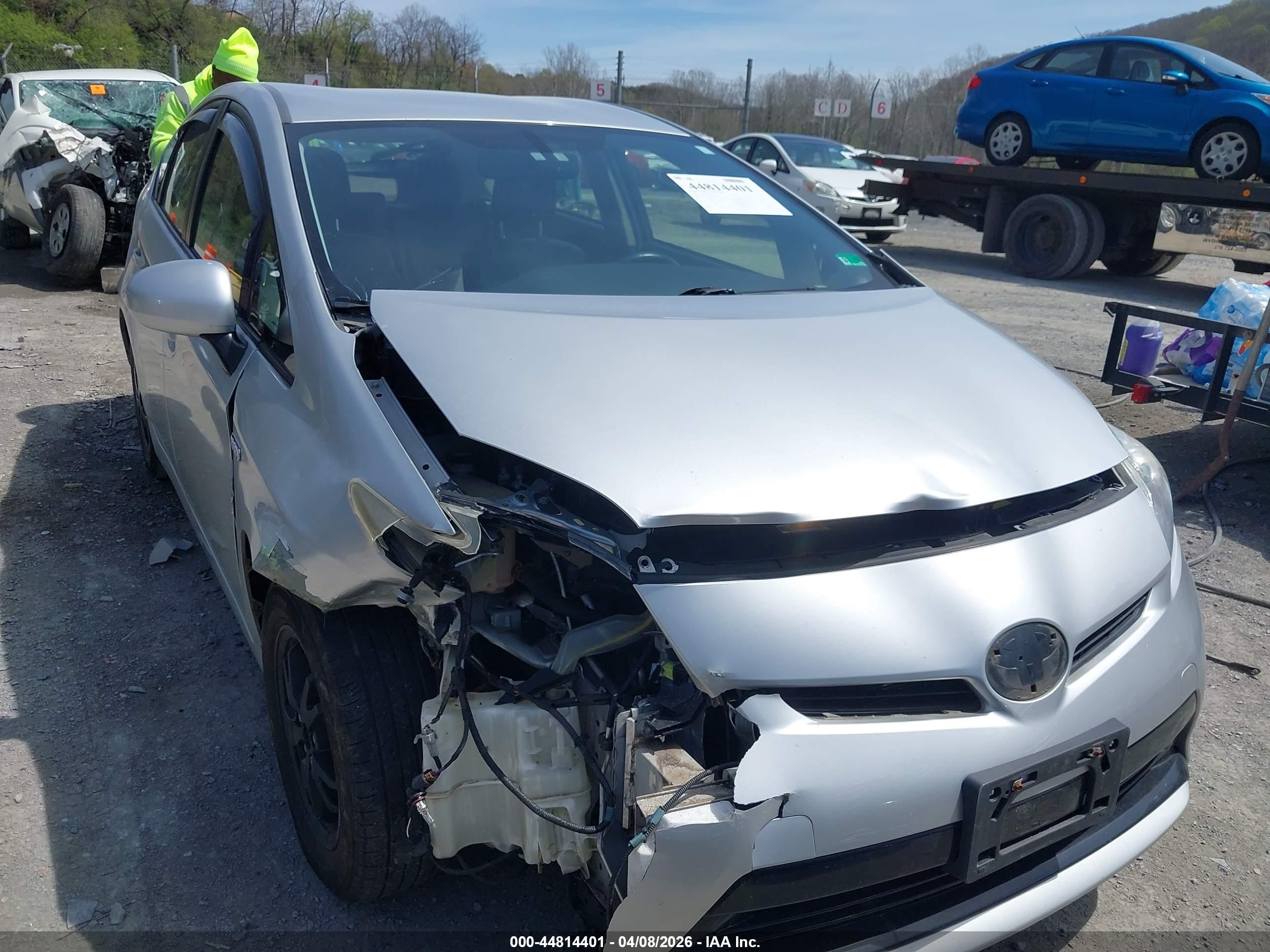 2013 Toyota Prius Four Silver vin: JTDKN3DU3D0349331