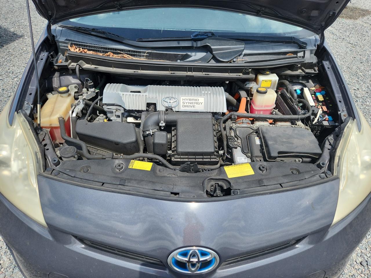2013 Toyota Prius Two Gray vin: JTDKN3DU3D1622343