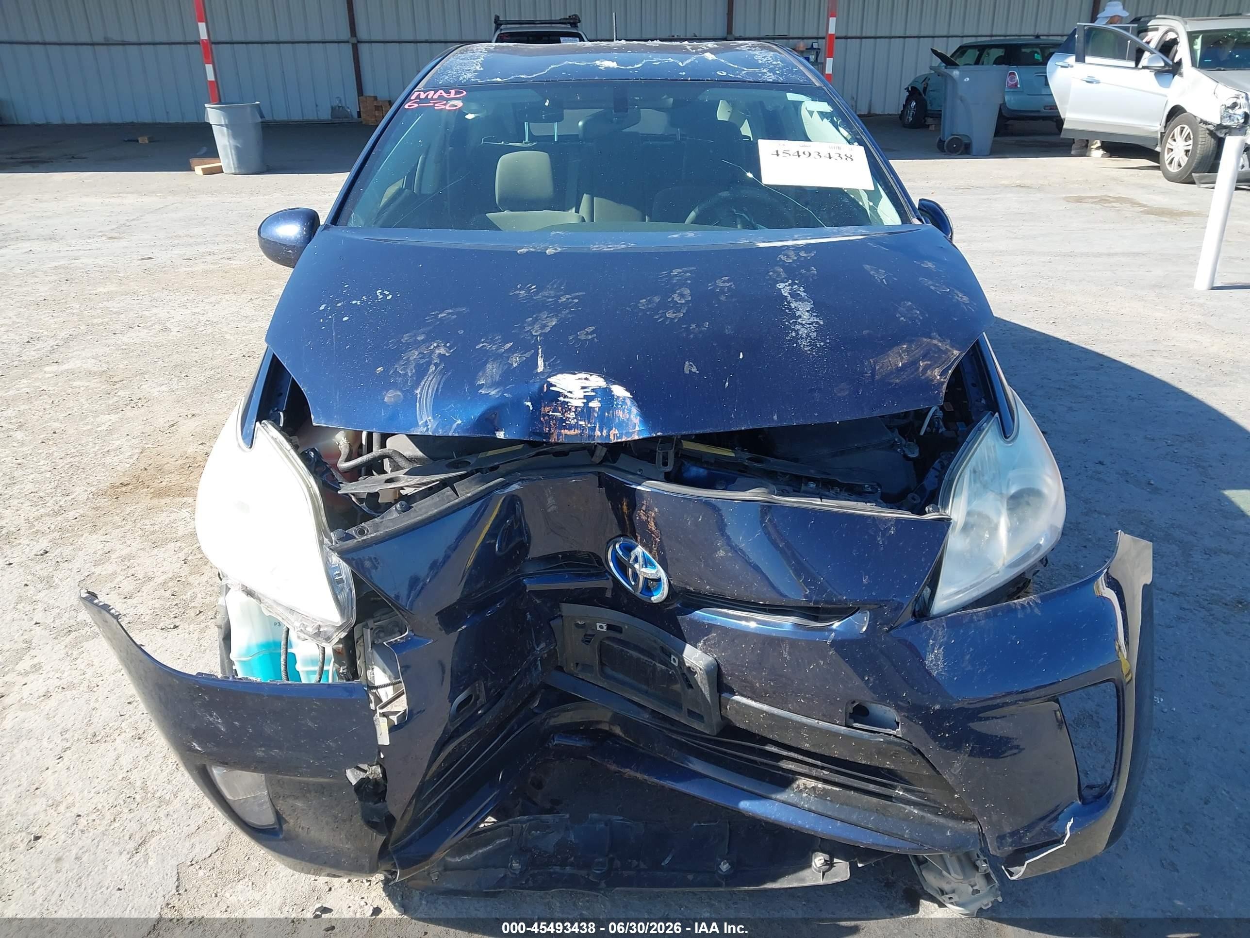 2013 Toyota Prius Three Blue vin: JTDKN3DU3D1647565
