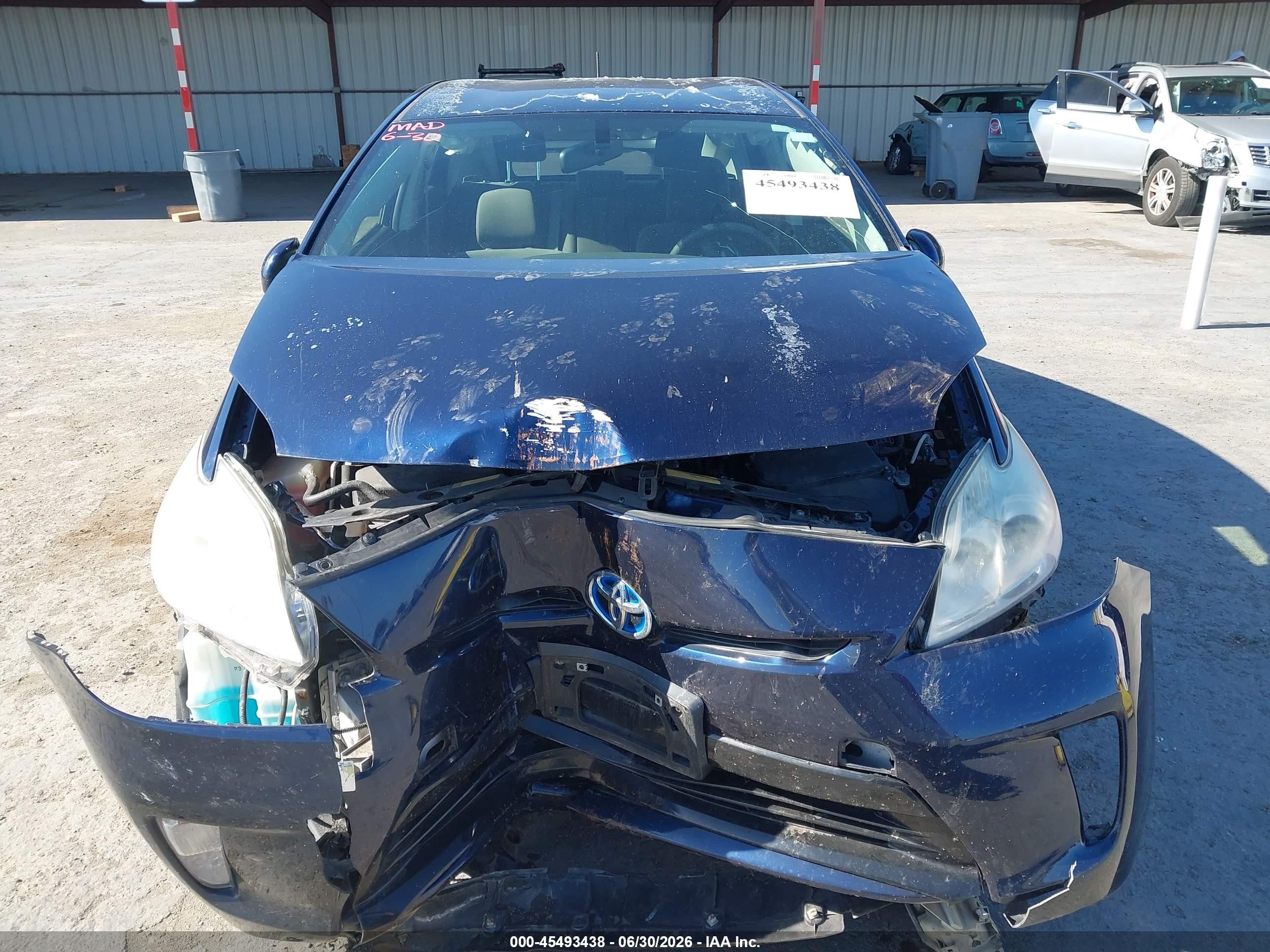 2013 Toyota Prius Three Blue vin: JTDKN3DU3D1647565