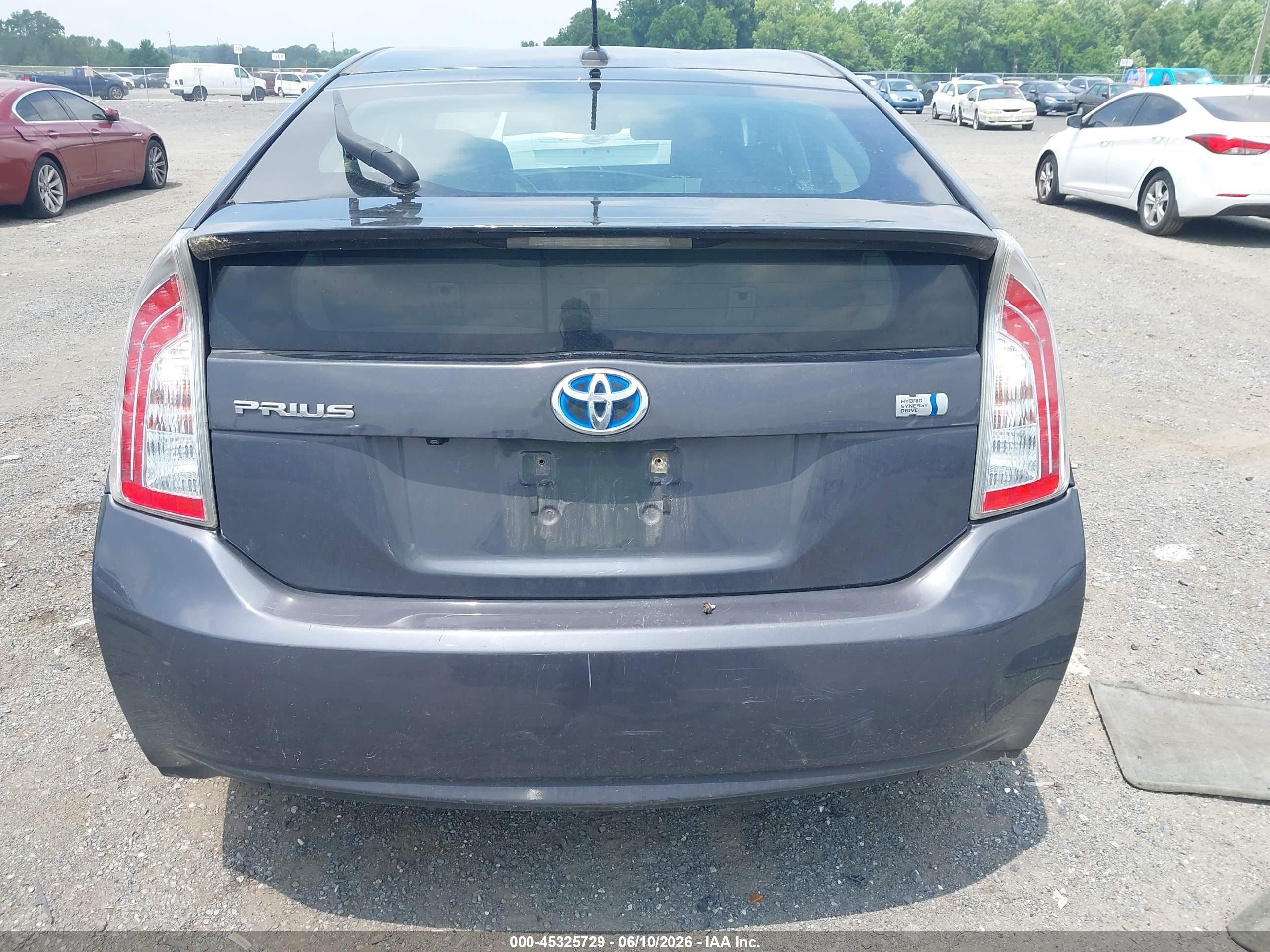 2013 Toyota Prius Five Gray vin: JTDKN3DU3D1669209