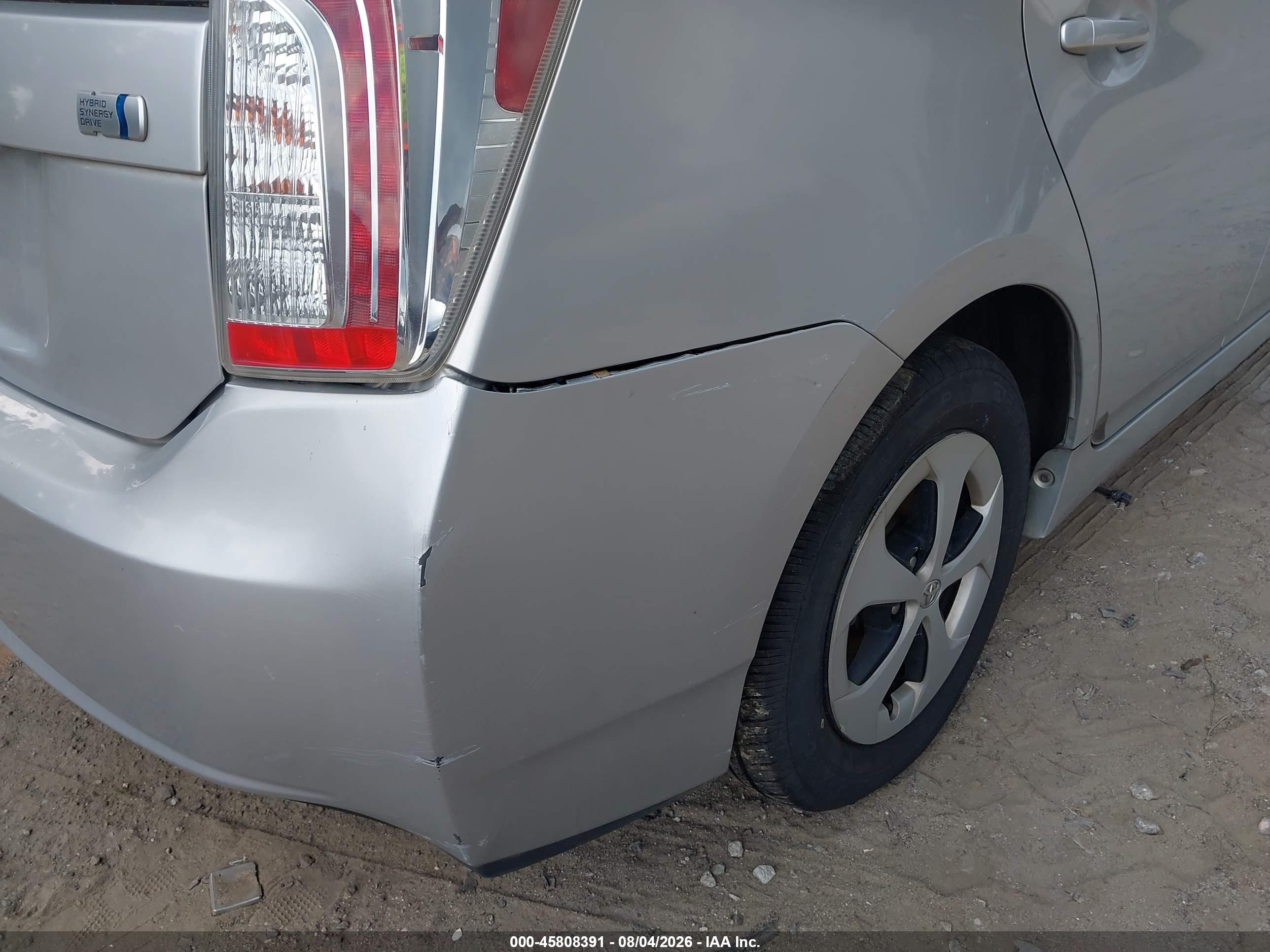 2013 Toyota Prius Two Silver vin: JTDKN3DU3D1685927