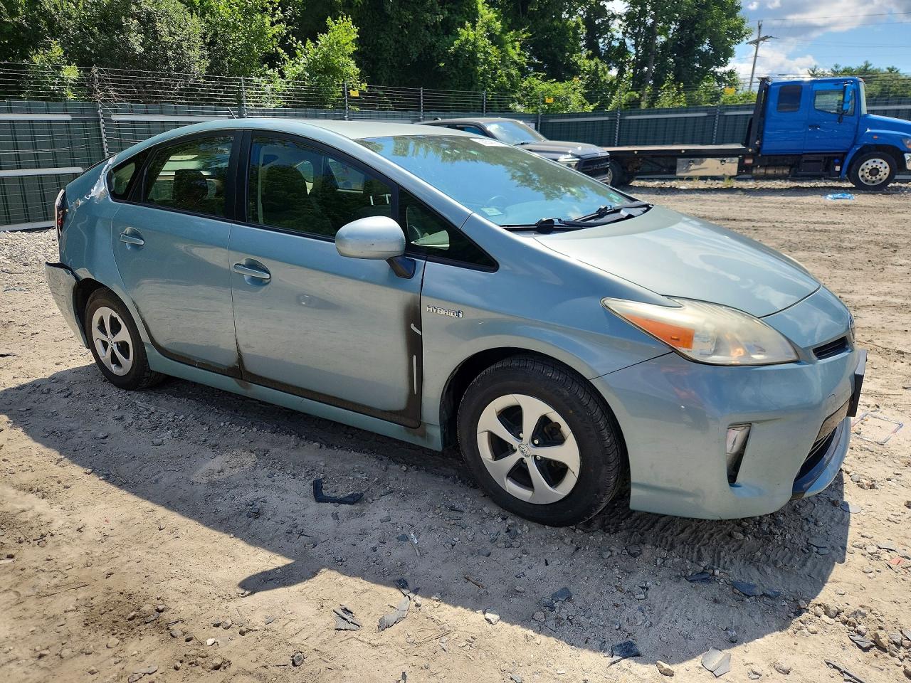 2013 Toyota Prius Two Turquoise vin: JTDKN3DU3D1712530