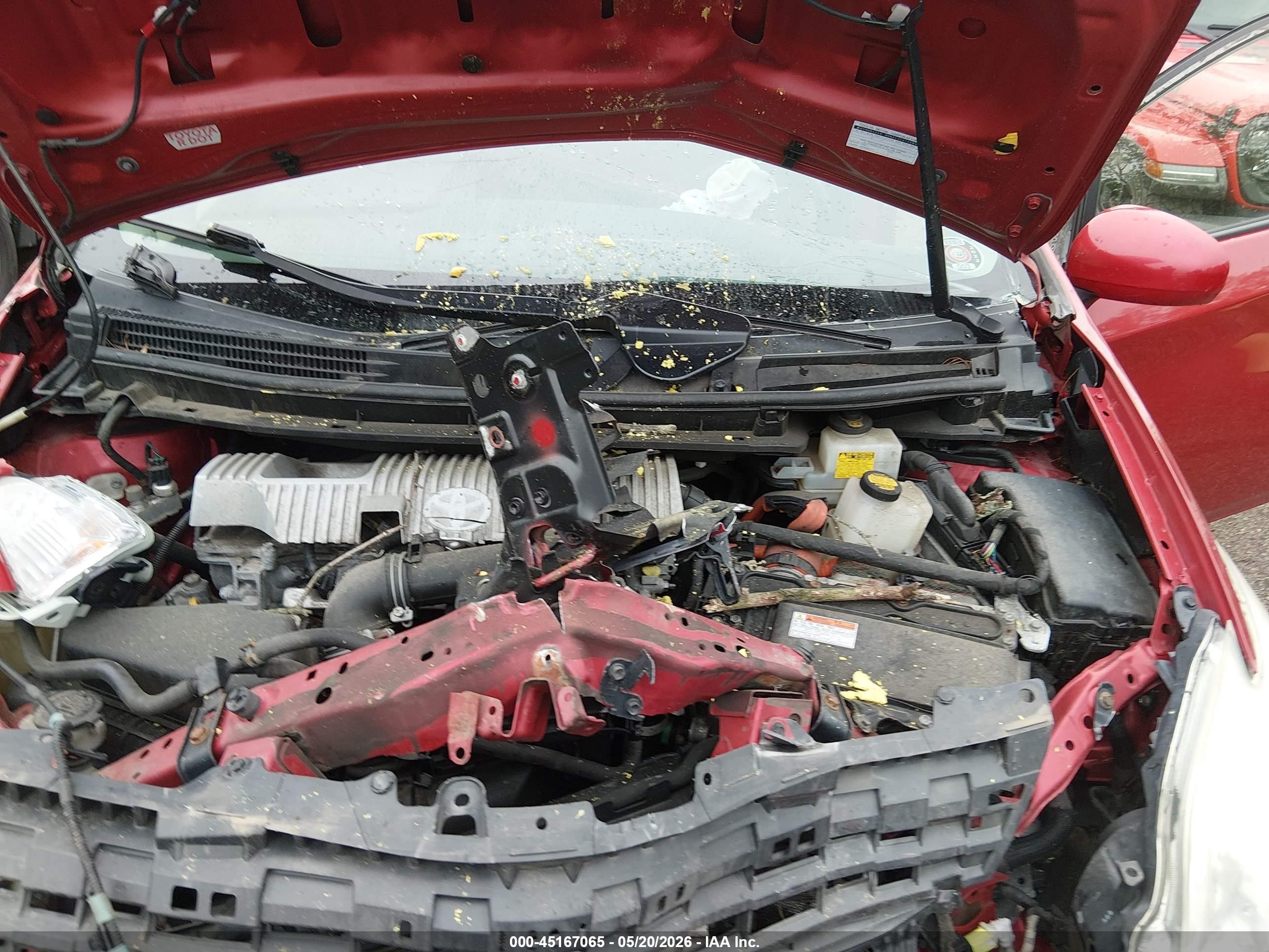 2013 Toyota Prius Two Red vin: JTDKN3DU3D1720031