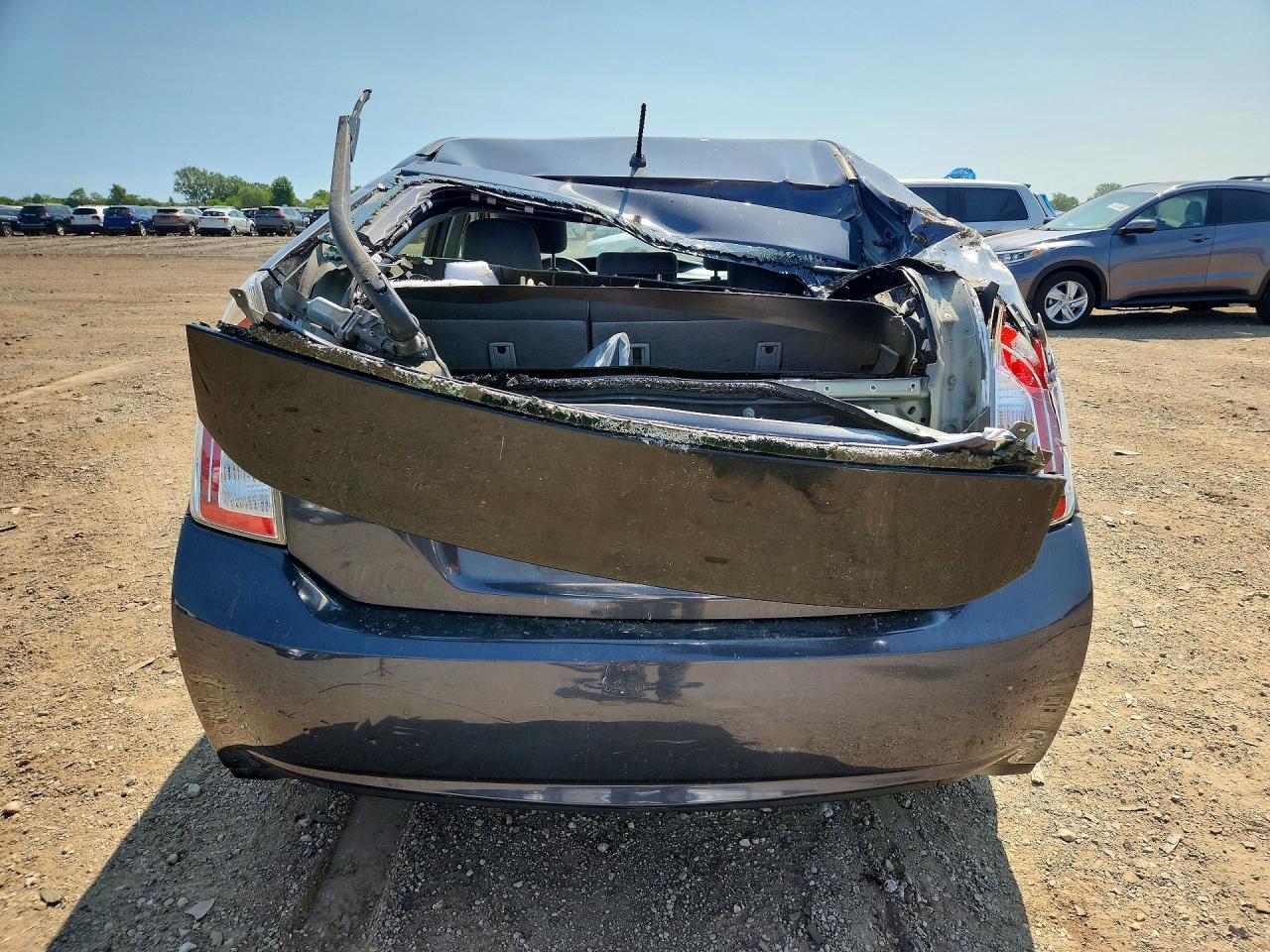 2013 Toyota Prius Two Gray vin: JTDKN3DU3D5558328