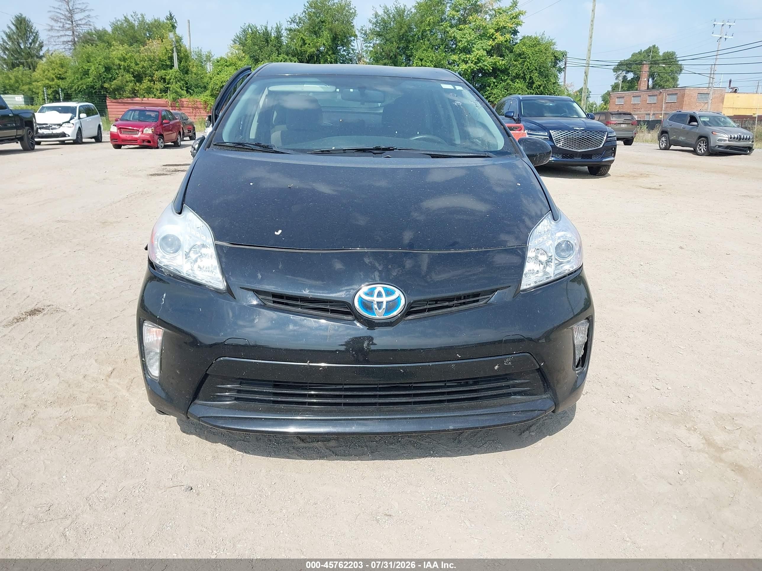 2013 Toyota Prius Two Black vin: JTDKN3DU3D5571855