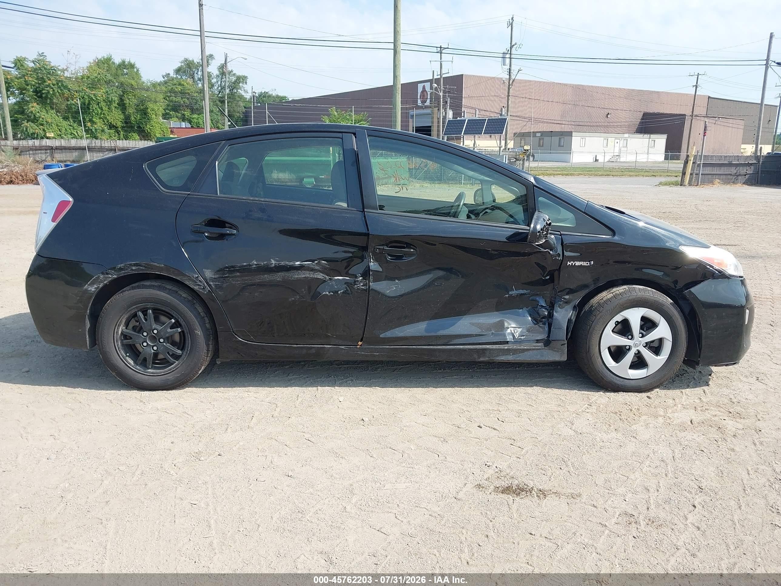 2013 Toyota Prius Two Black vin: JTDKN3DU3D5571855