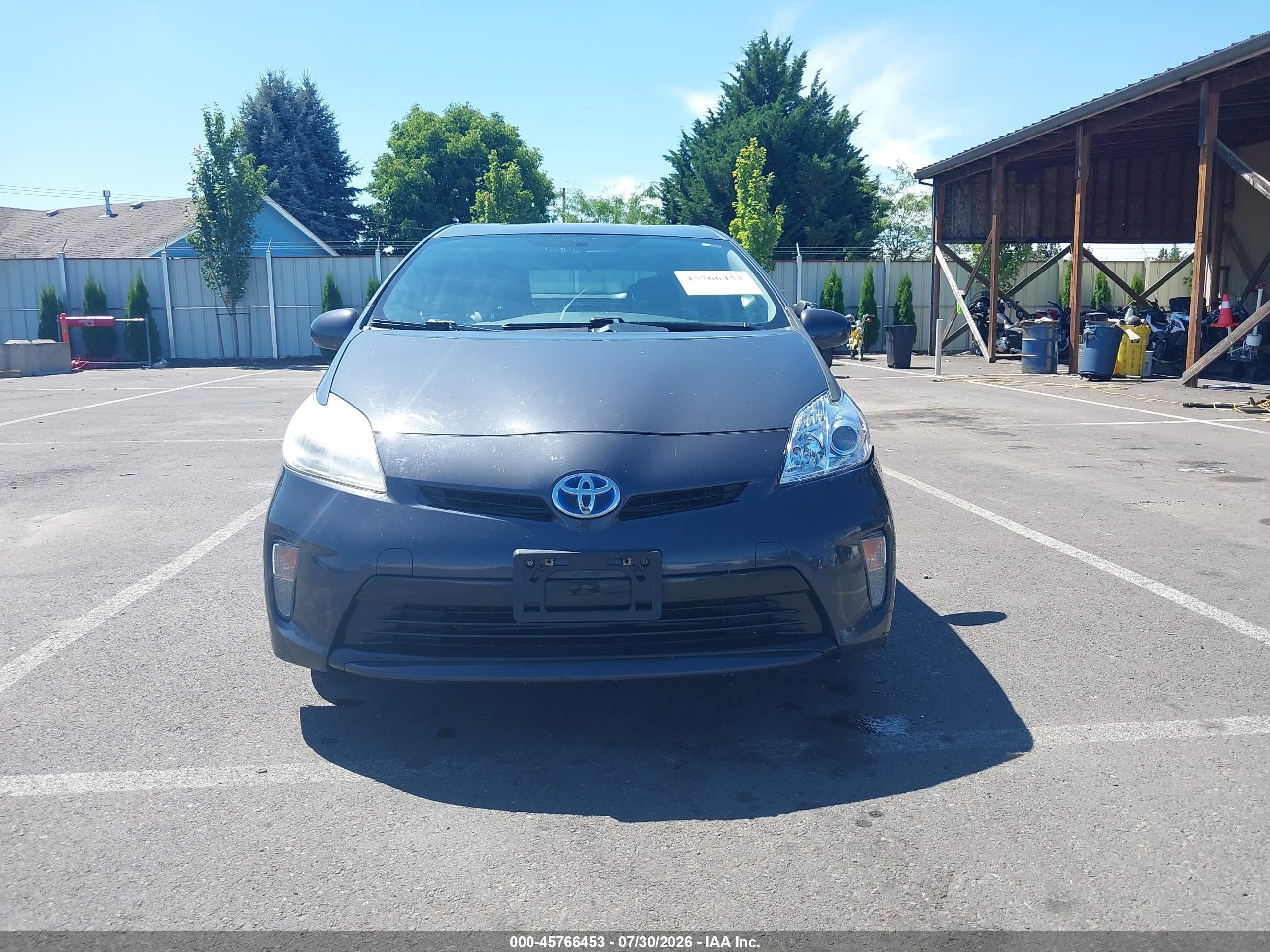 2013 Toyota Prius Two Gray vin: JTDKN3DU3D5572889