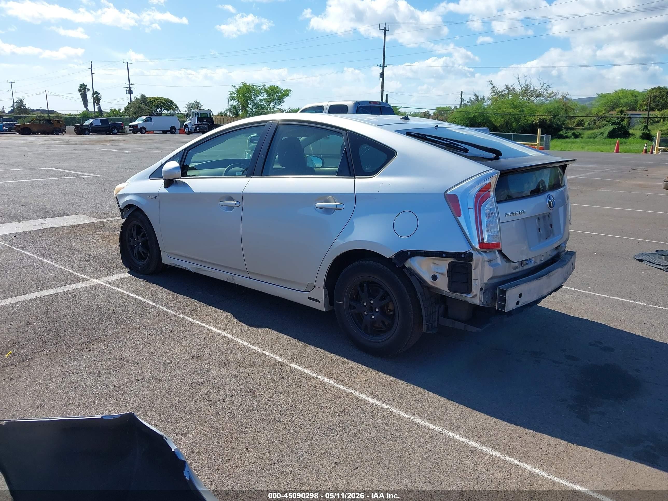 2013 Toyota Prius Two Silver vin: JTDKN3DU3D5606698
