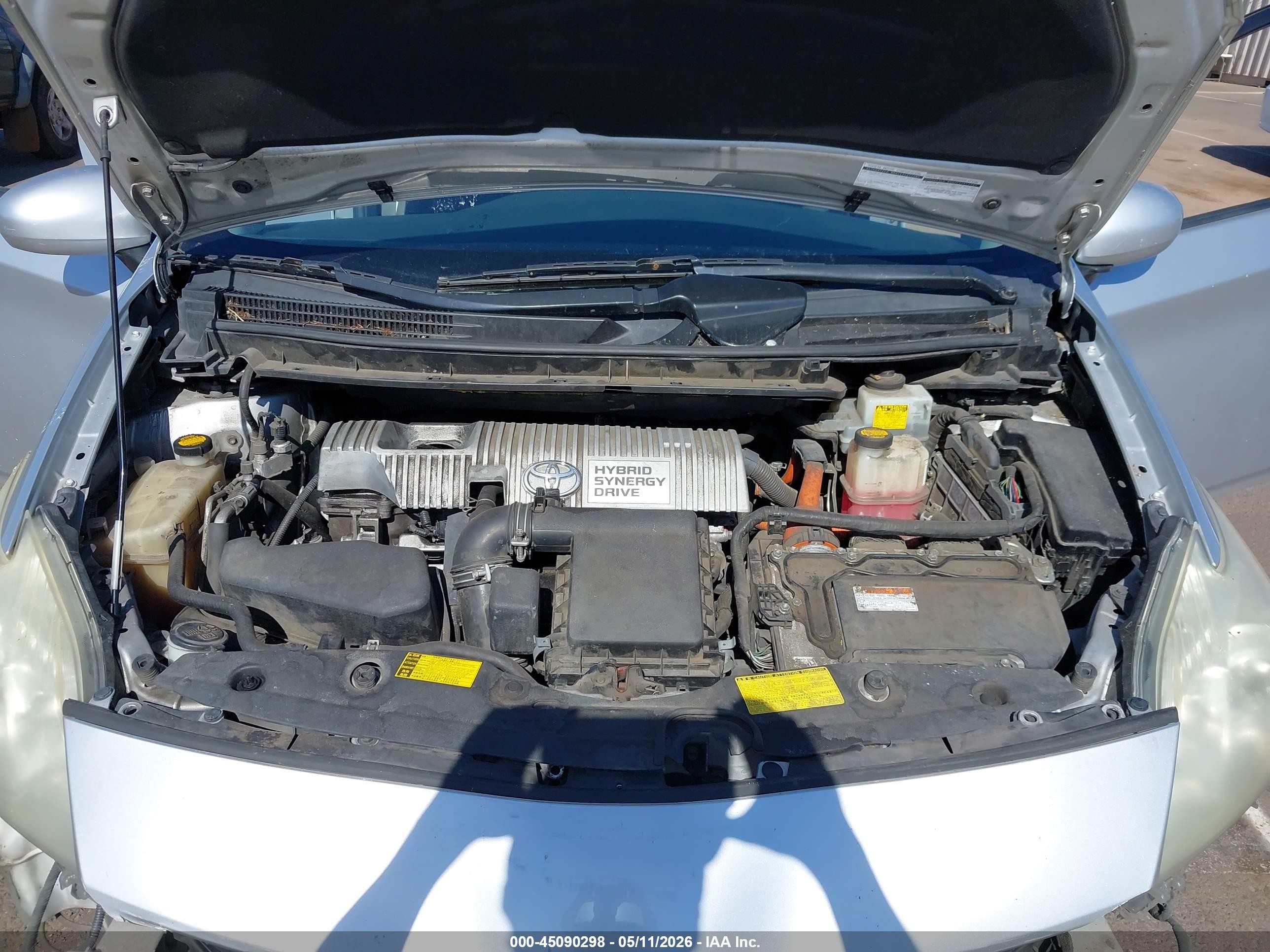 2013 Toyota Prius Two Silver vin: JTDKN3DU3D5606698