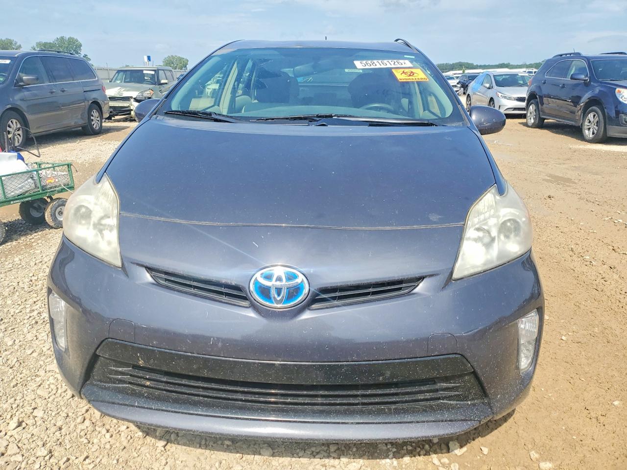 2013 Toyota Prius Two Gray vin: JTDKN3DU3D5629320