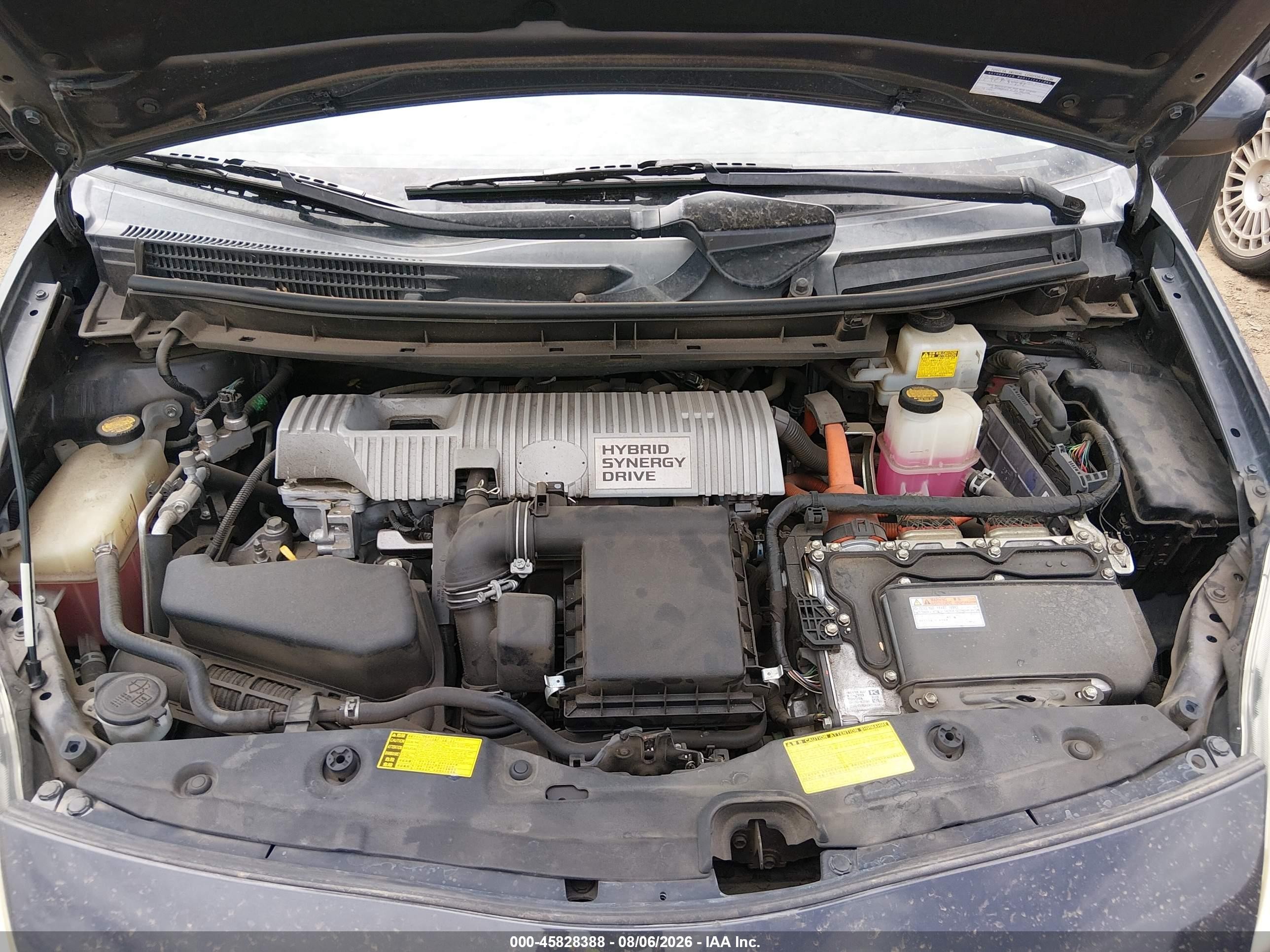 2013 Toyota Prius Two Gray vin: JTDKN3DU3D5651902