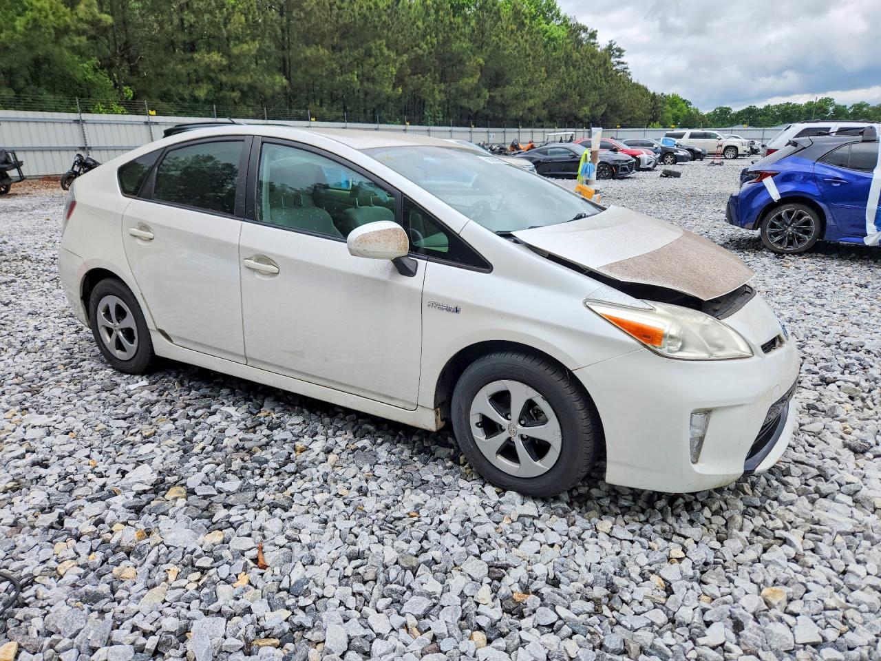 2014 Toyota Prius Two White vin: JTDKN3DU3E0359830