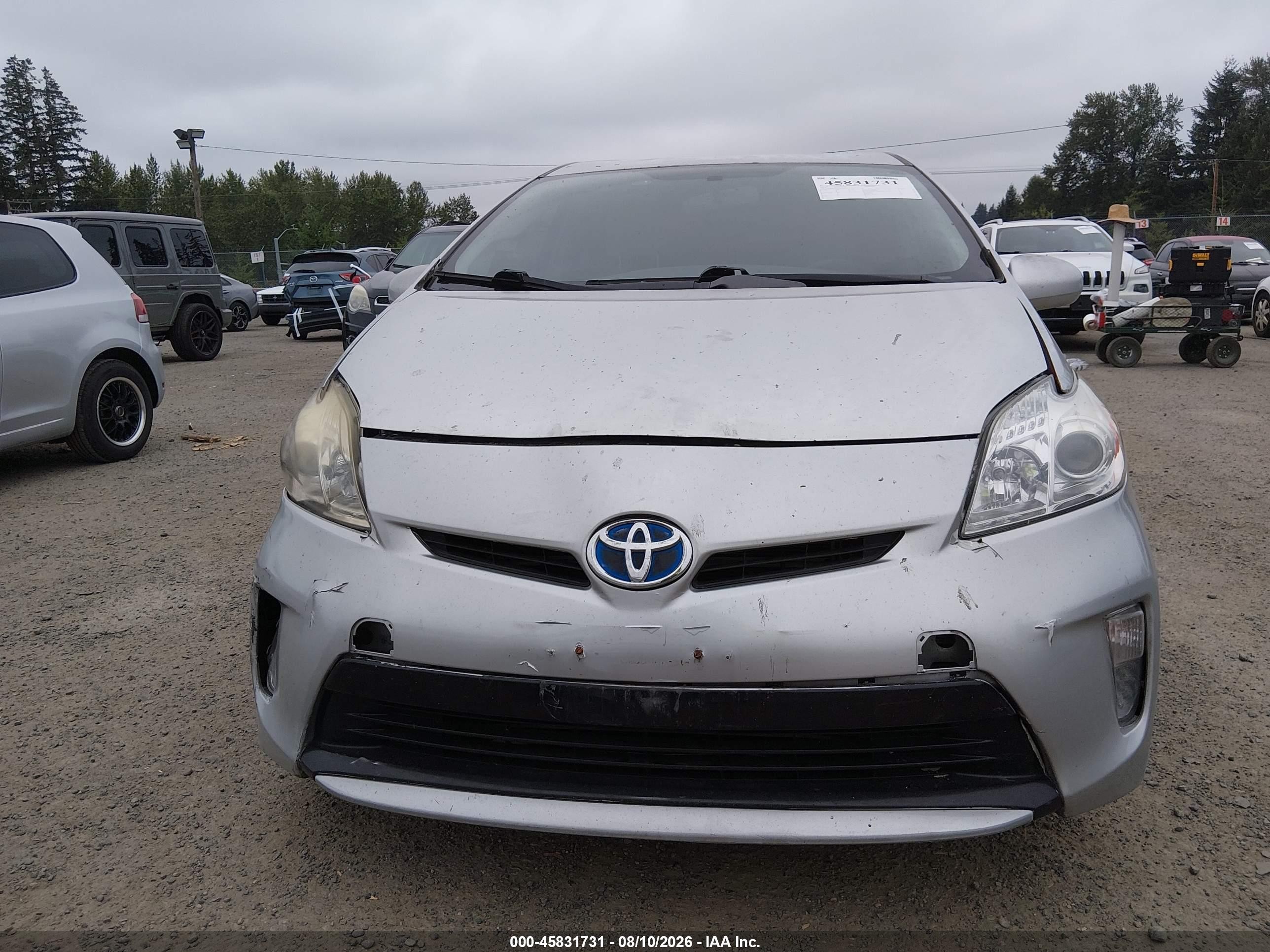 2014 Toyota Prius Two Silver vin: JTDKN3DU3E0361013
